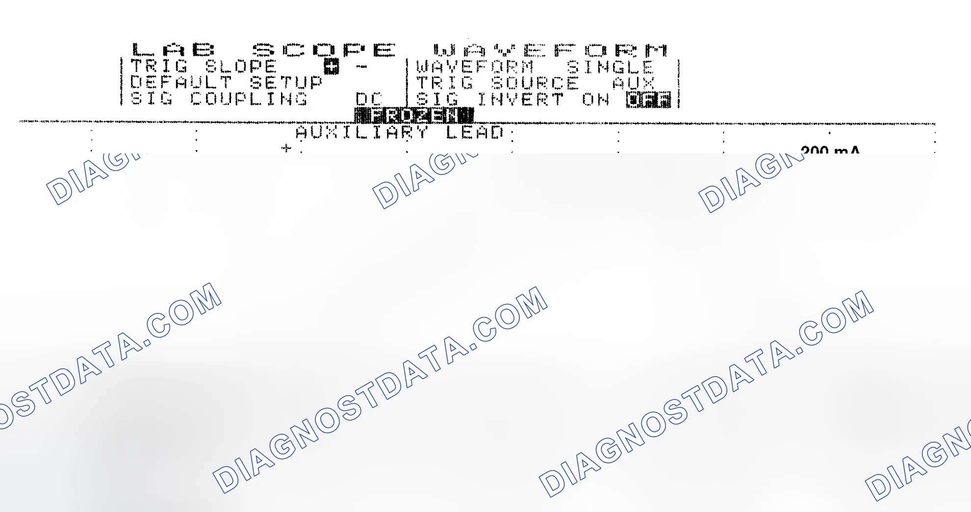Scheme 13: Single Injector w/Normal Current Flow - Current Pattern