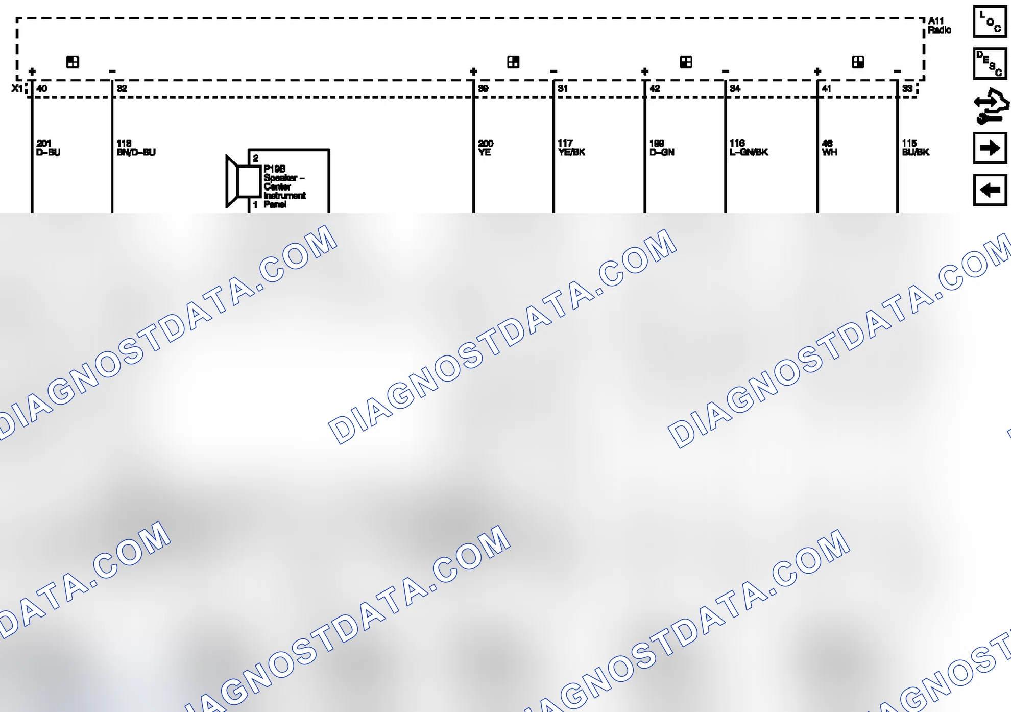 Scheme 3: Speakers (U65) Wiring Schematics