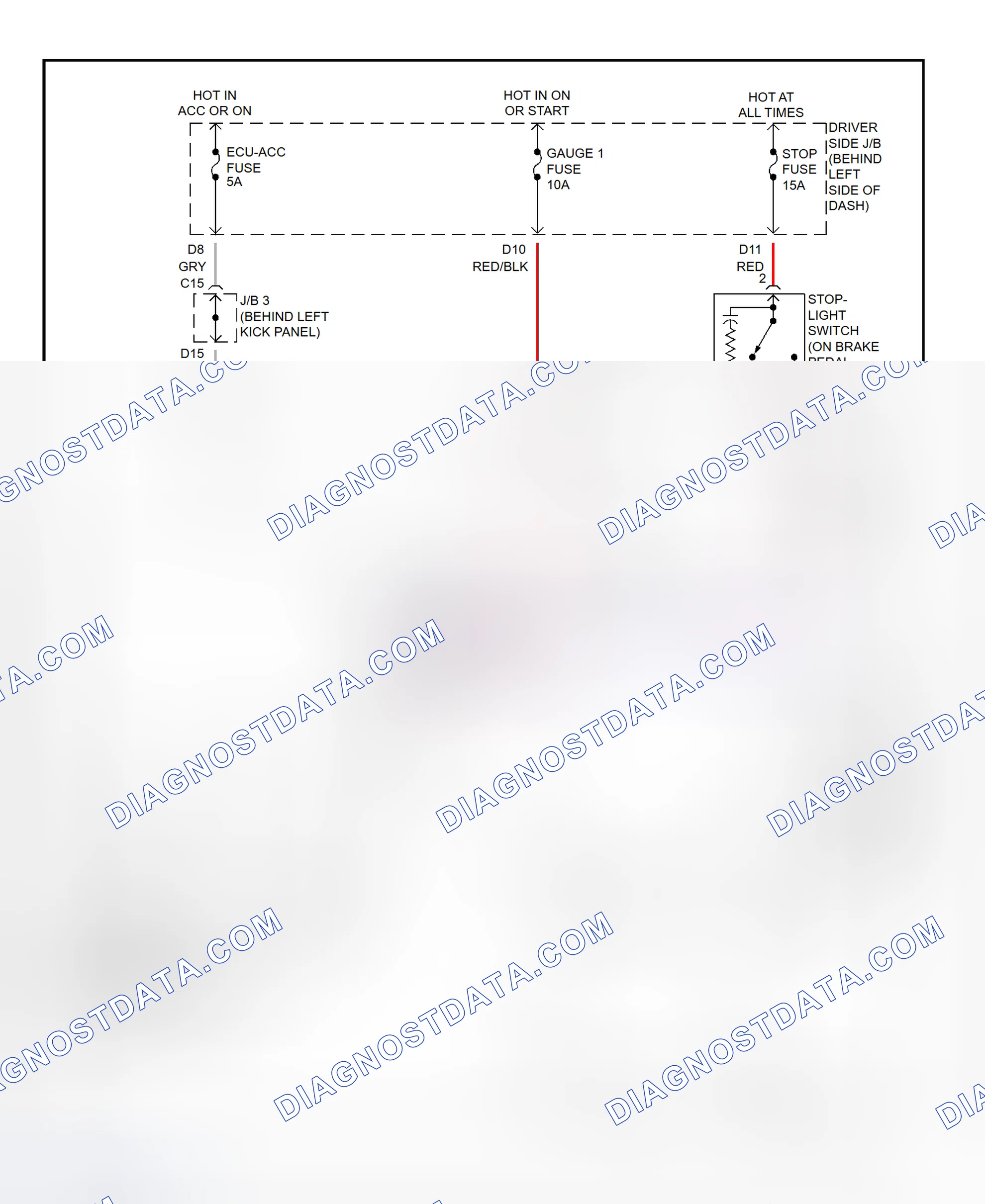 Scheme 296: Shift Interlock System Wiring Diagram (2001 - Toyota Avalon)