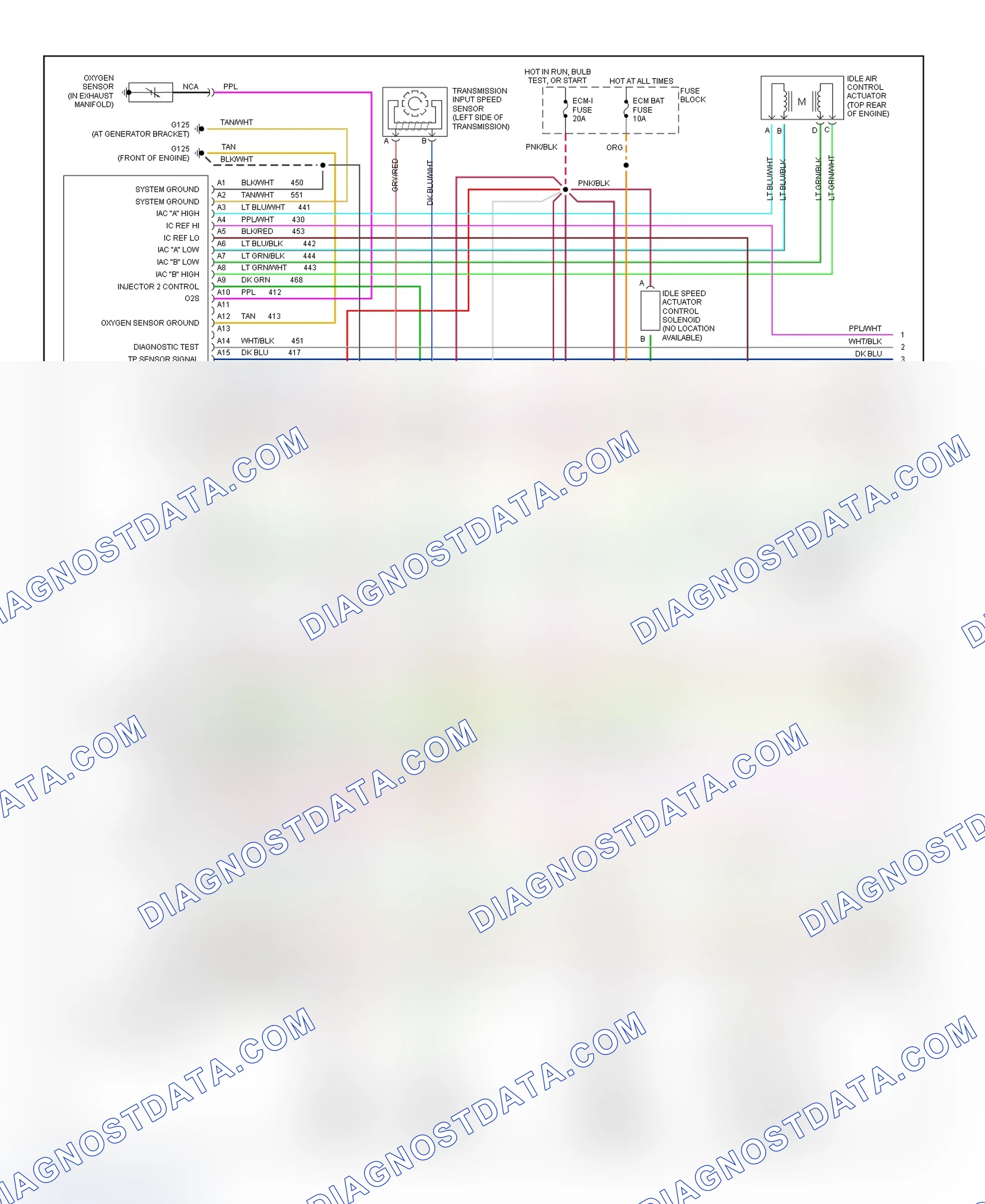Scheme 388: Wiring Diagram ("P" Series - Cutaway - 7.4L - 1 Of 3)