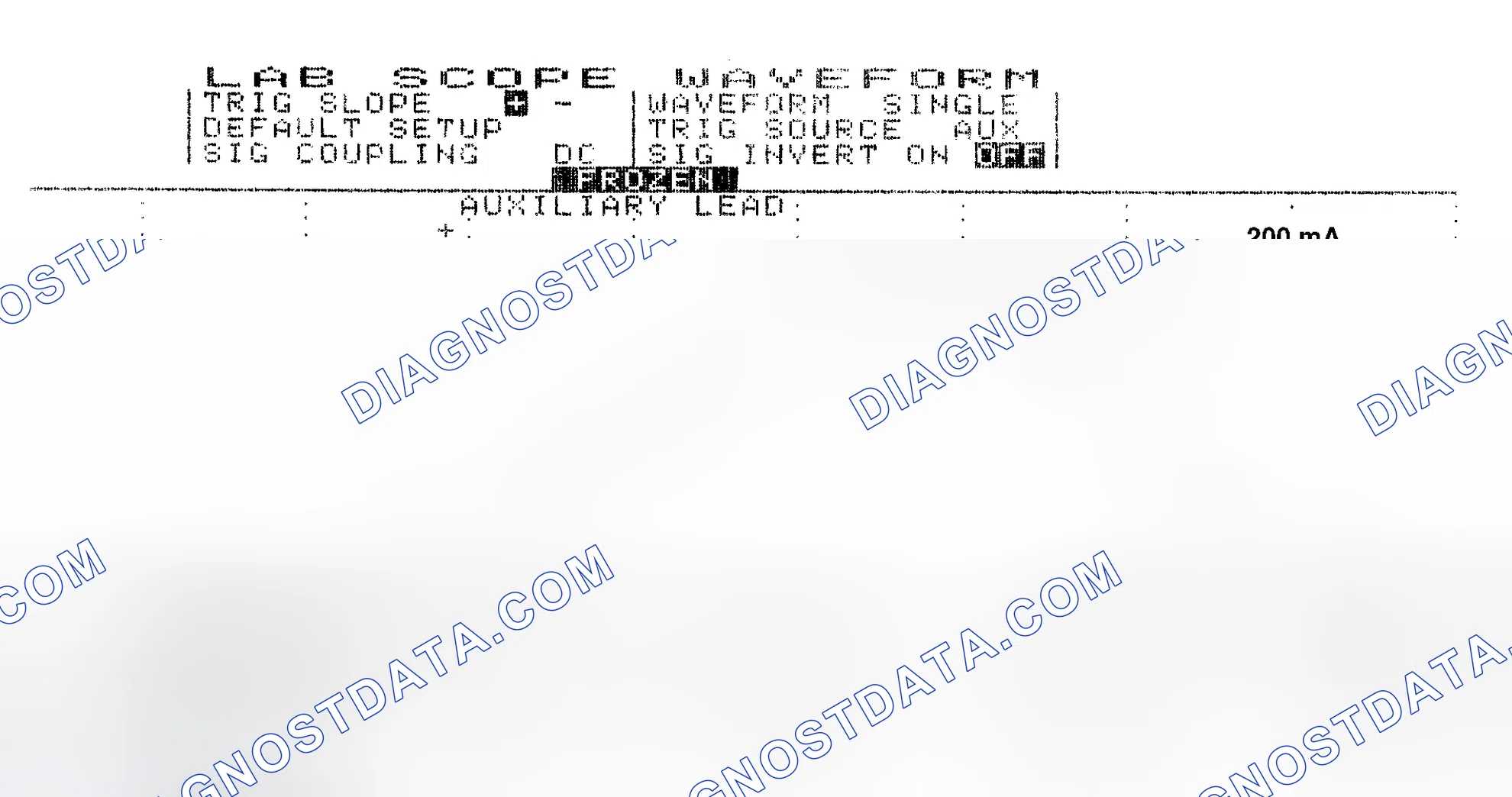 Scheme 13: Single Injector w/Normal Current Flow - Current Pattern