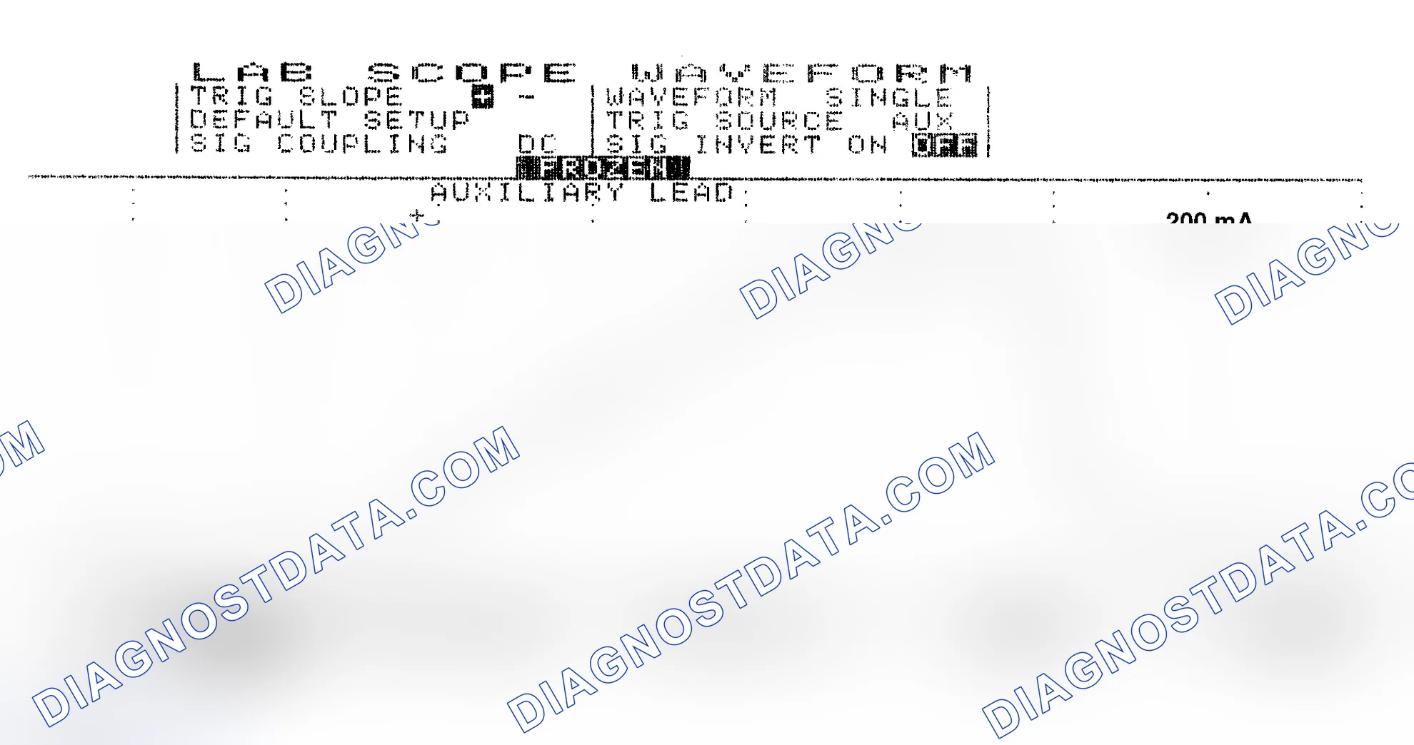 Scheme 13: Single Injector w/Normal Current Flow - Current Pattern