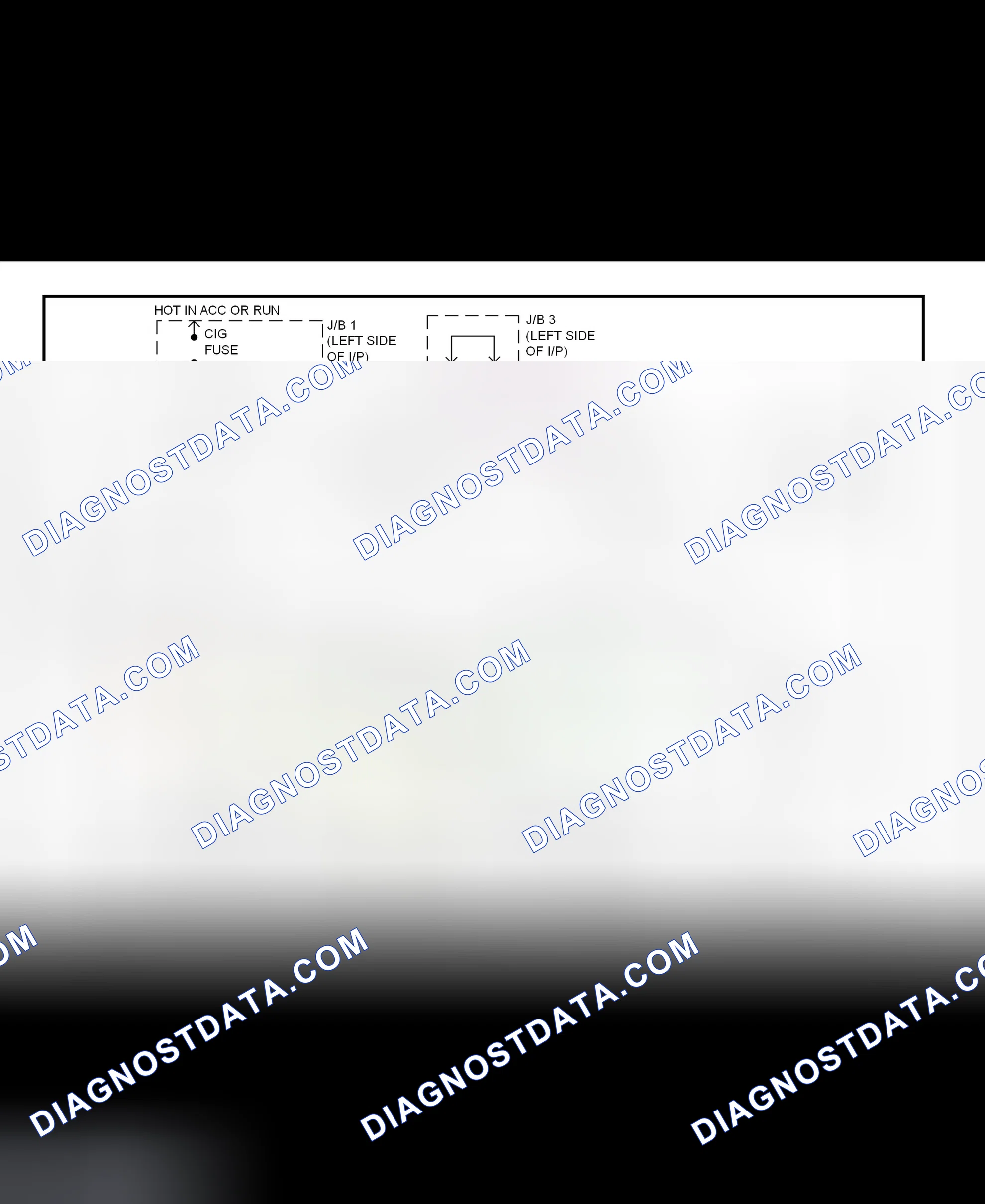 Scheme 3: Power Mirror System Wiring Diagram
