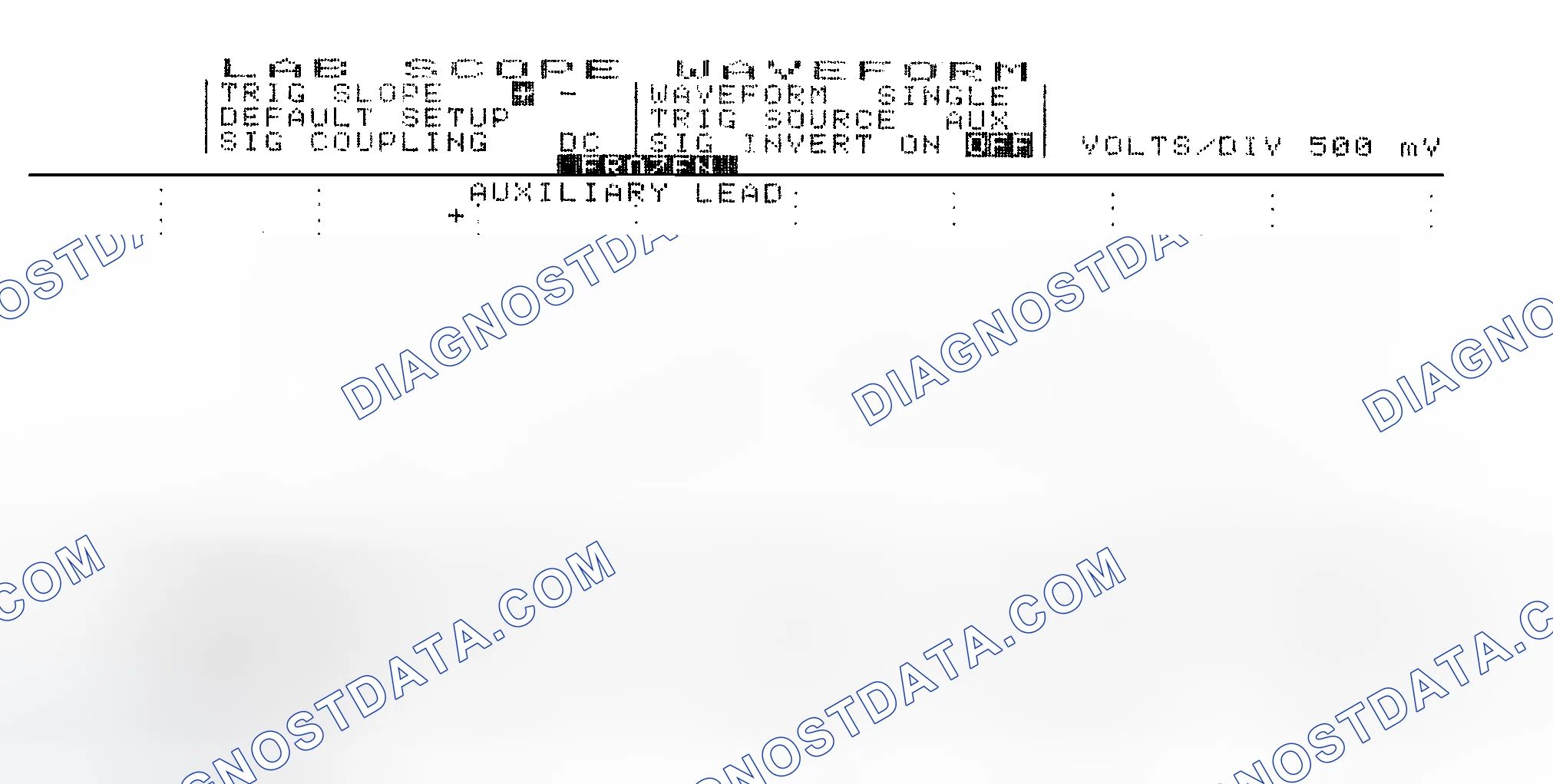 Scheme 14: Single Injector w/Excessive Current Flow - Current Pattern