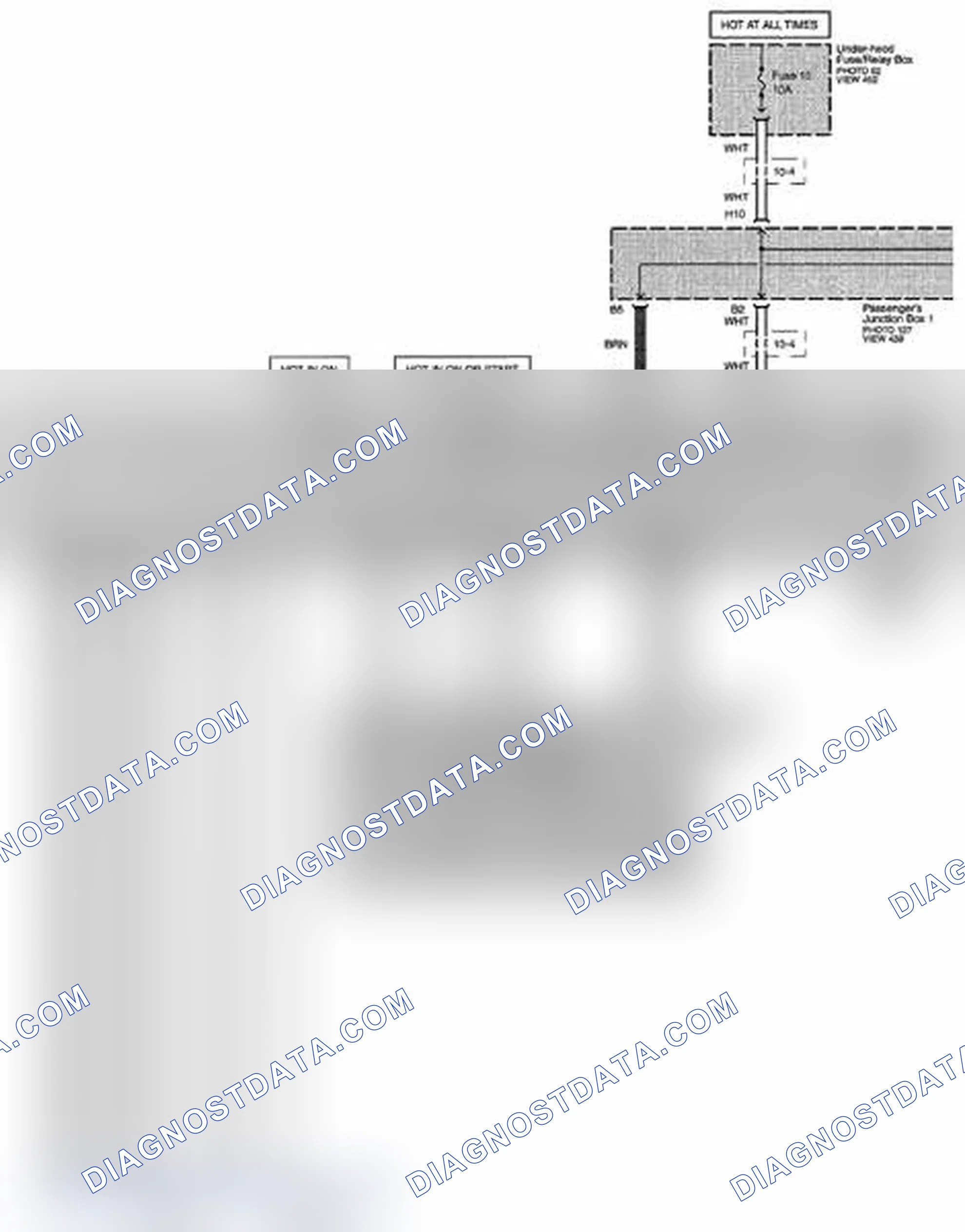 Scheme 231: License Plate, Parking, Side Marker Lights And Taillights Circuit Diagram (Page 110-6)