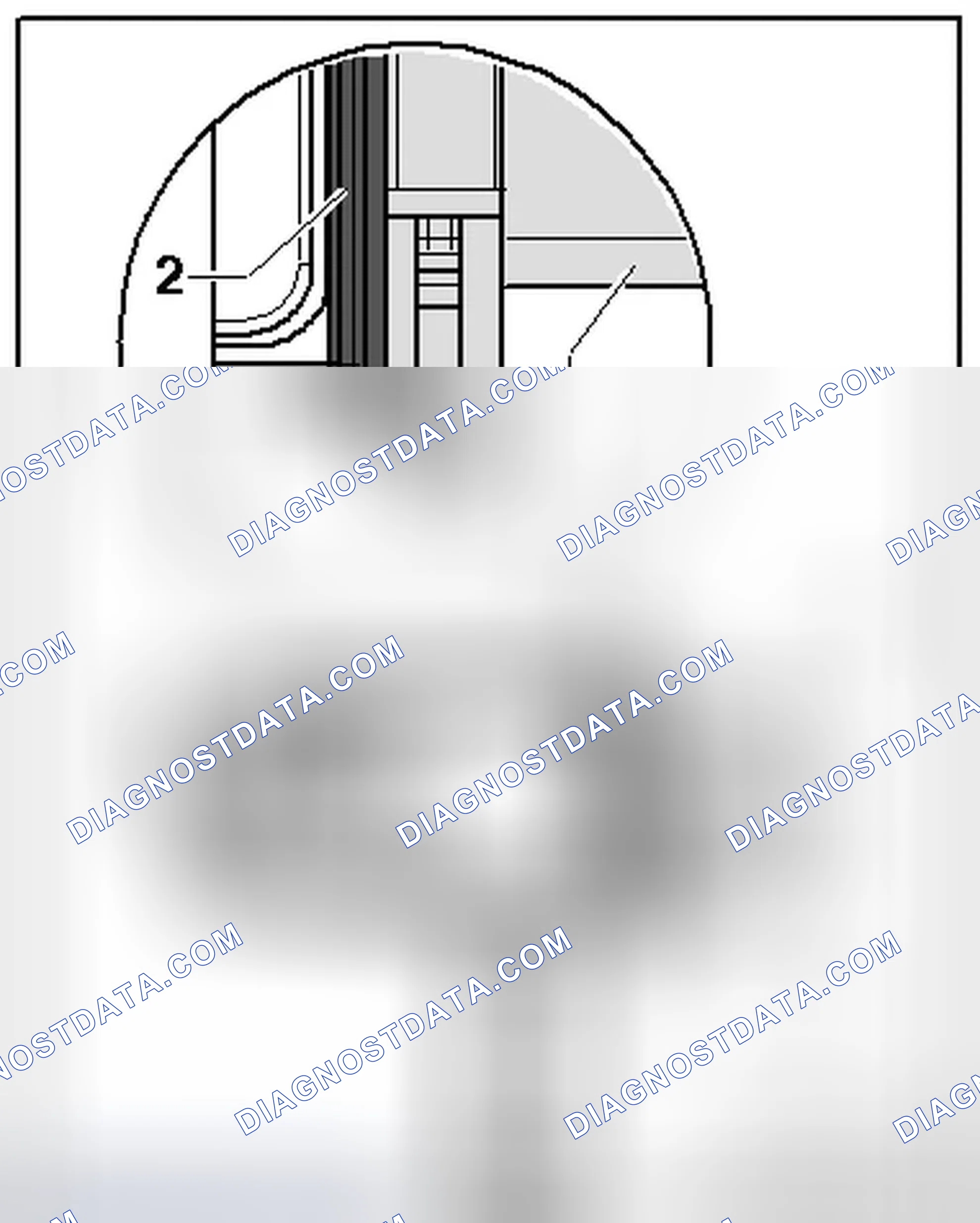 Scheme 114: Mass Airflow Sensor -G70- -1- Seal -2- Installed Position