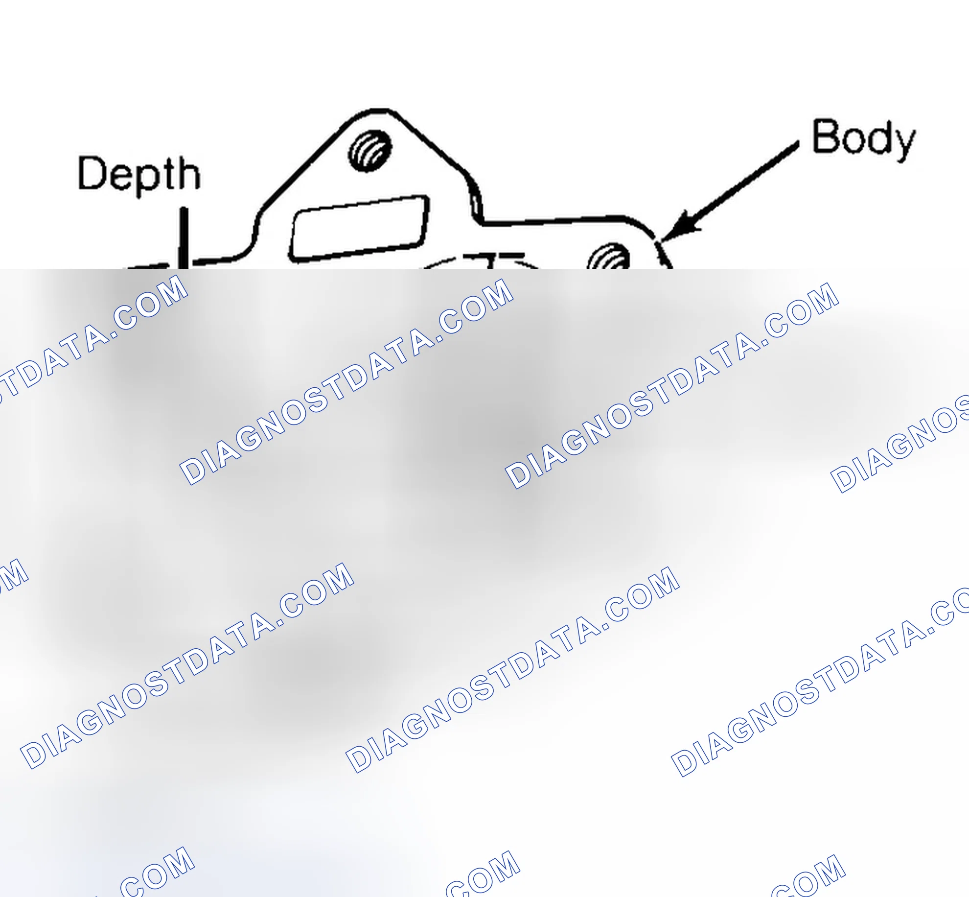 Scheme 35: Measuring Oil Pump Gear Cavity