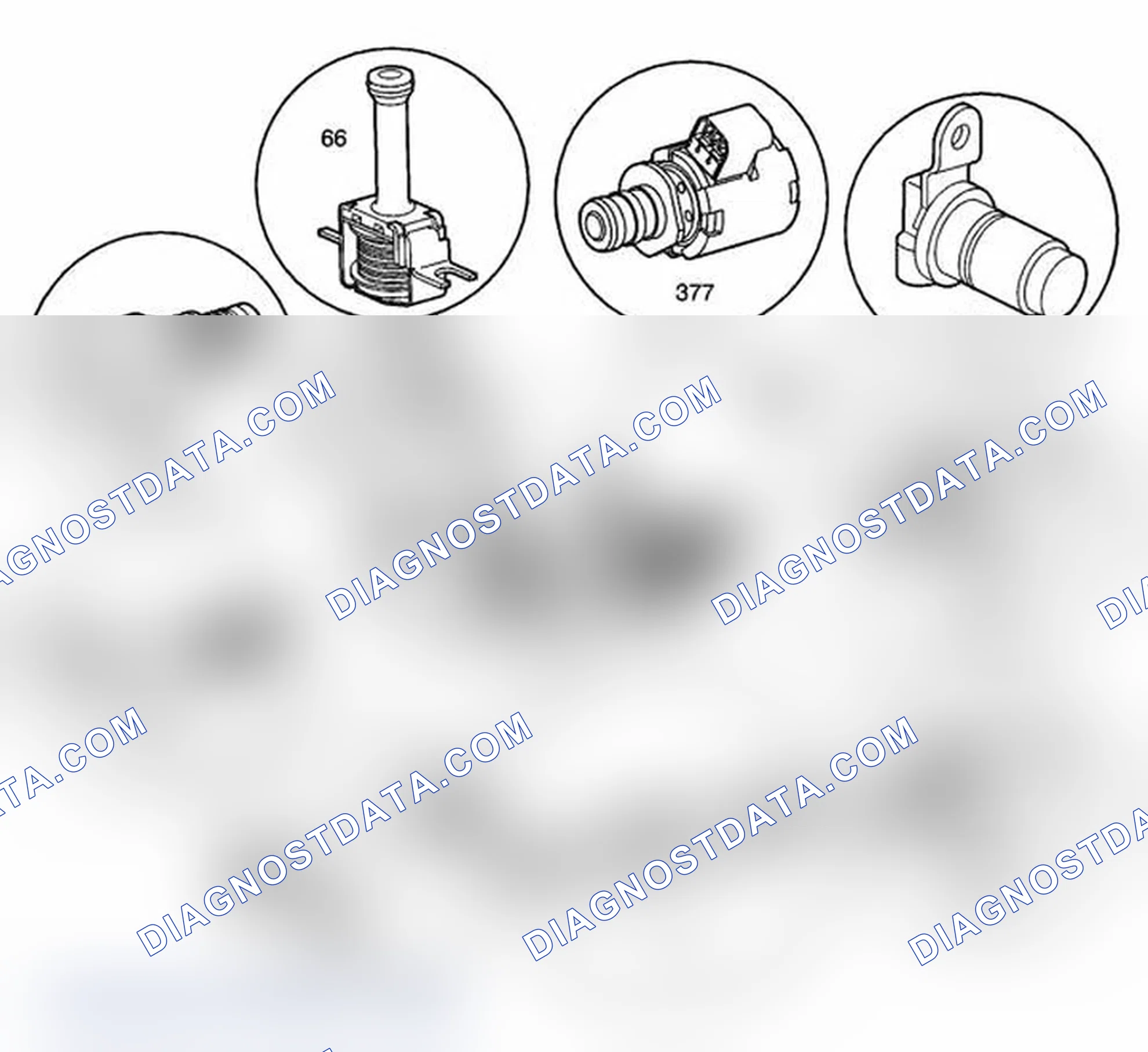 Scheme 11: Automatic Transmission Electronic Component Views