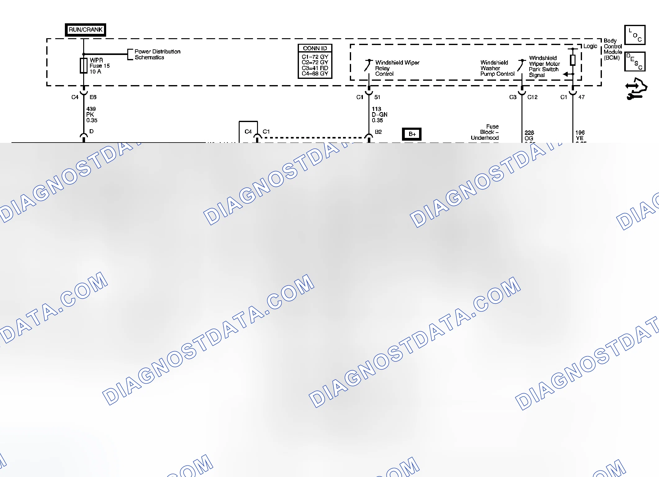 Scheme 1: Wiper/Washer Schematics