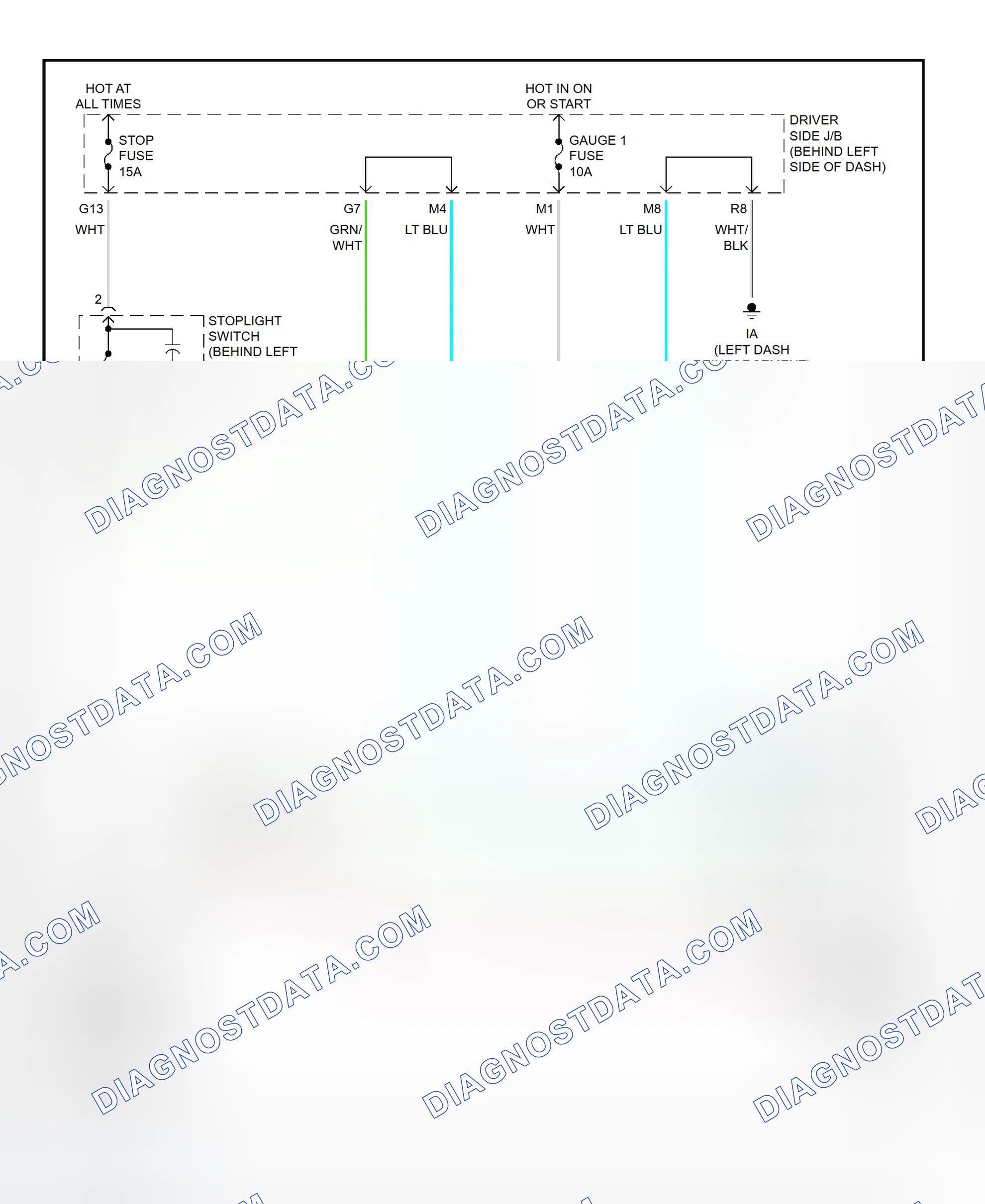 Scheme 417: Shift Interlock System Wiring Diagram (2002 - Lexus ES300)