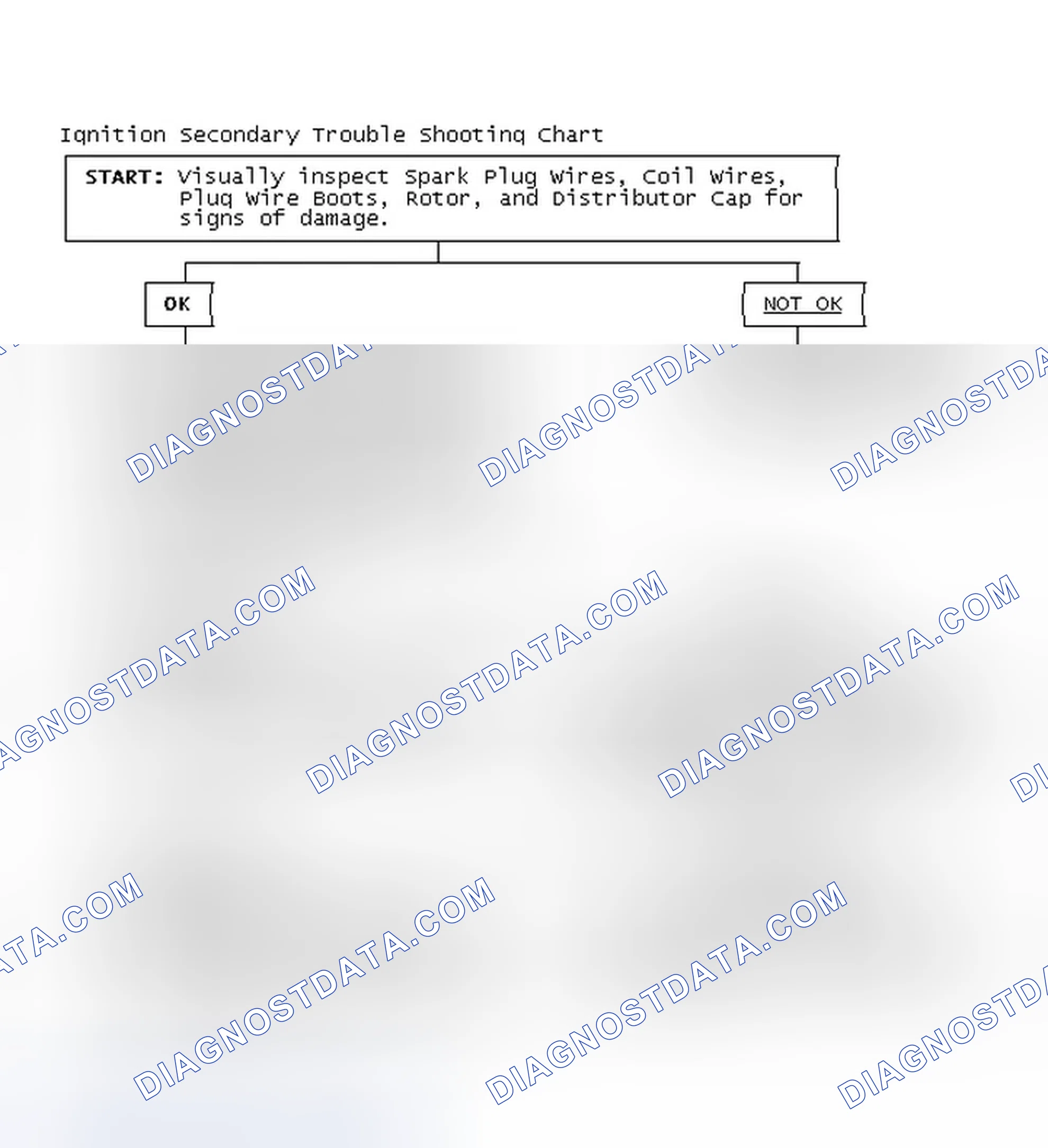 Scheme 1: Ignition Secondary Trouble Shooting Chart