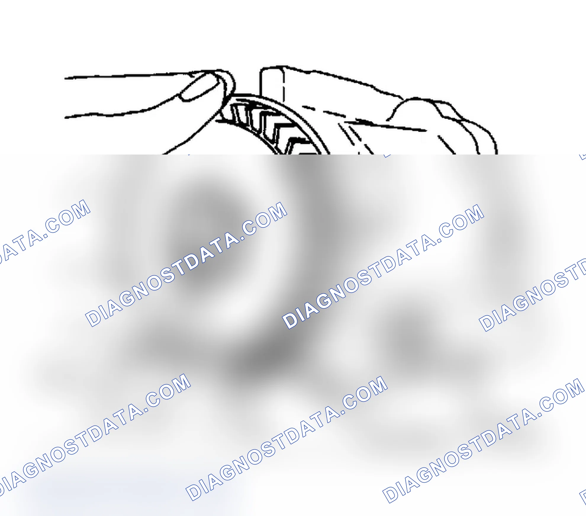 Scheme 47: Removing Centrifugal Fan Filter from Air Injection Pump with Pulley Removed