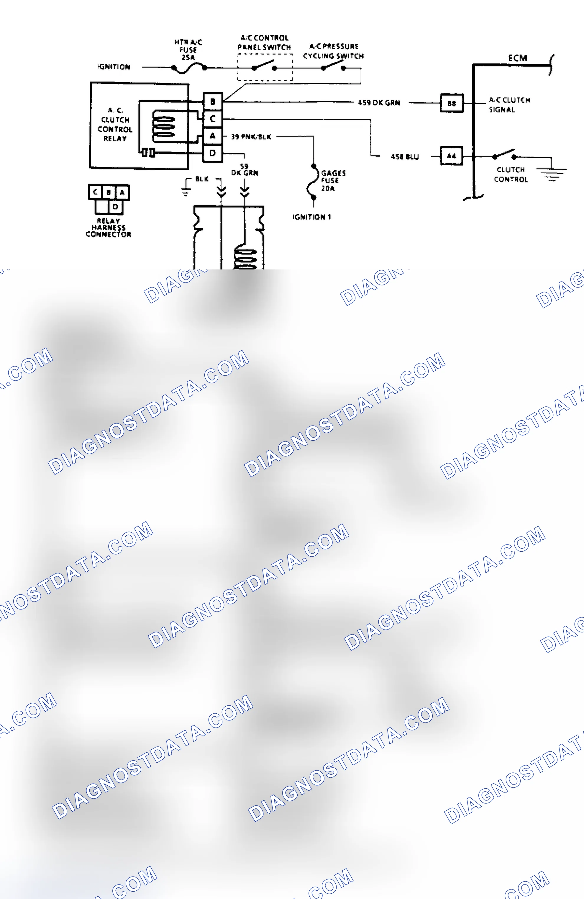 Scheme 95: A/C Clutch Control Diagnosis Flow Chart (2.5L) (3 Of 3)