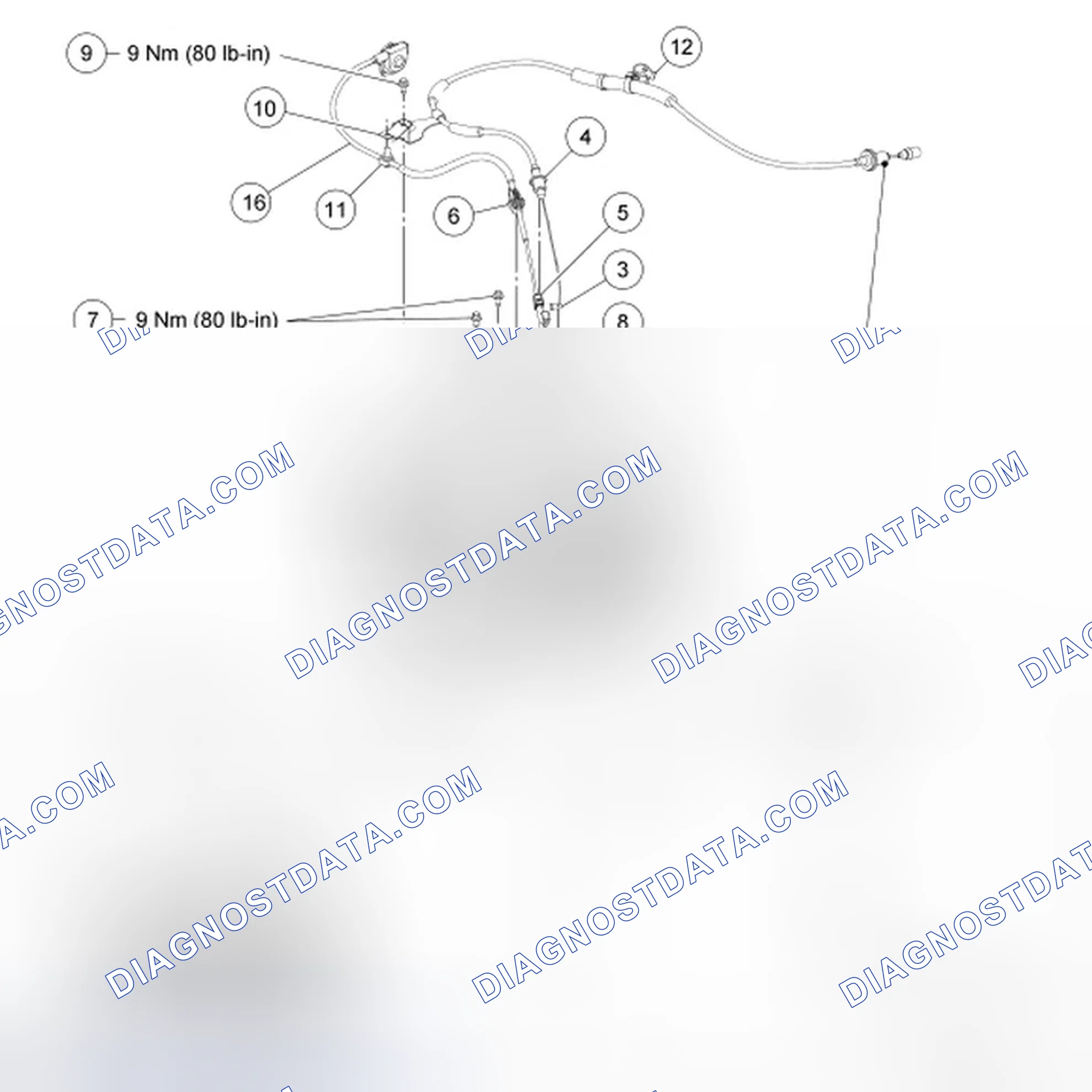 Scheme 3: Accelerator Cable - 3.0L (4V)