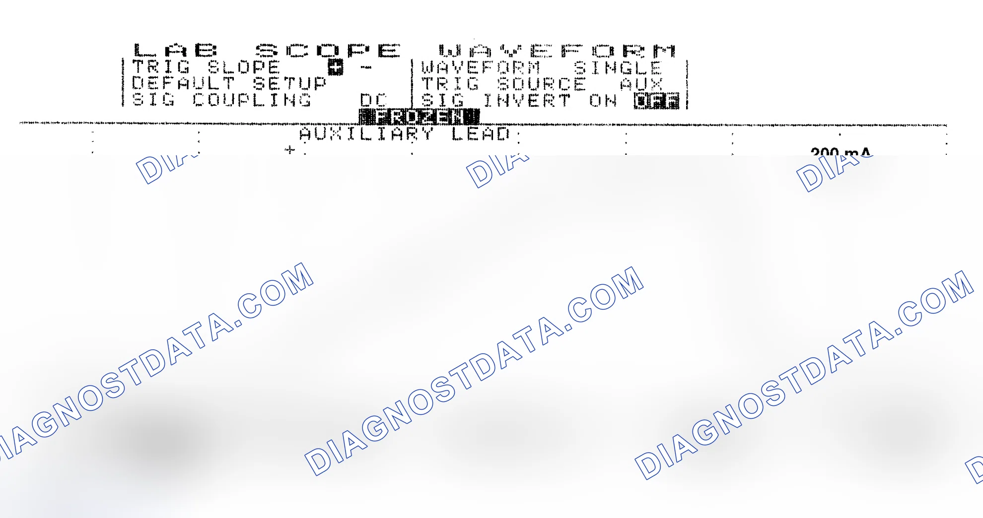 Scheme 13: Single Injector w/Normal Current Flow - Current Pattern