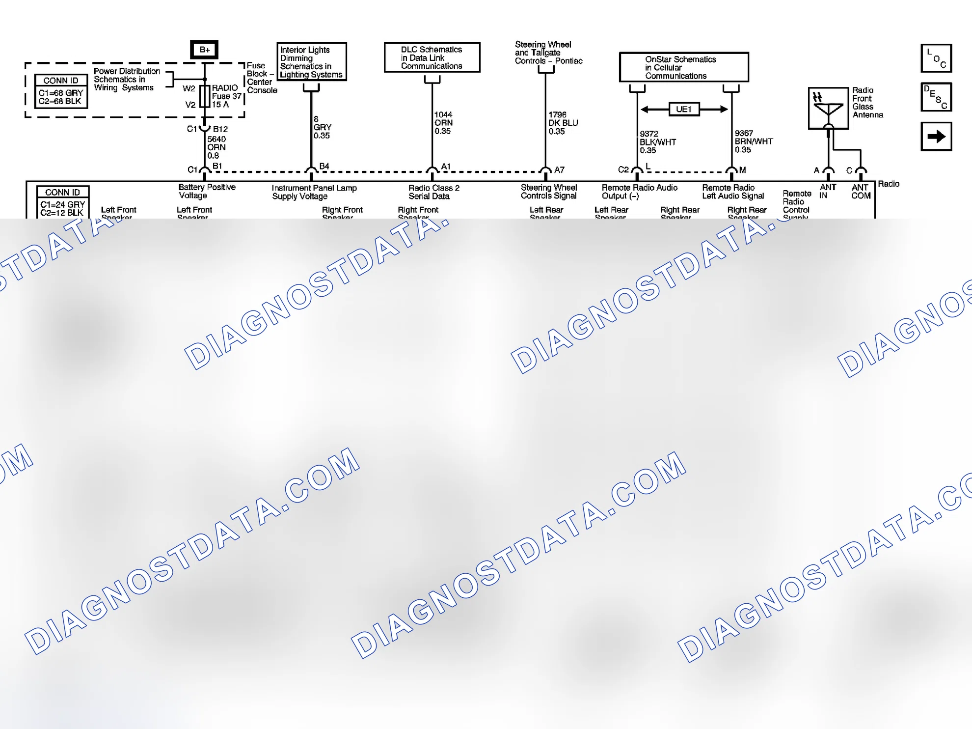 Scheme 12: Radio/Audio System Schematics