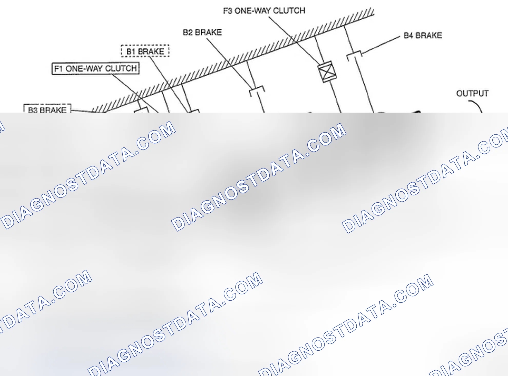 Scheme 225: Automatic Transmission Powerflow Structure (3GR) (1 Of 2)