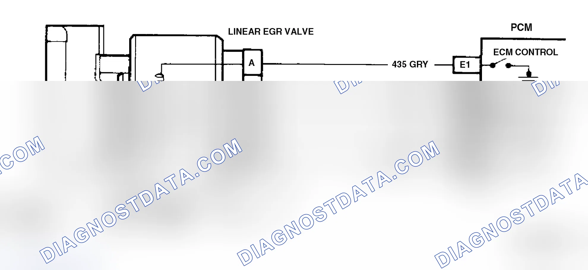 Scheme 202: Code 32 Schematic ("P" Series 5.7L) EGR Ckt. Error Using Manifold Vac., 2-Terminal Sol. & Back Press. EGR