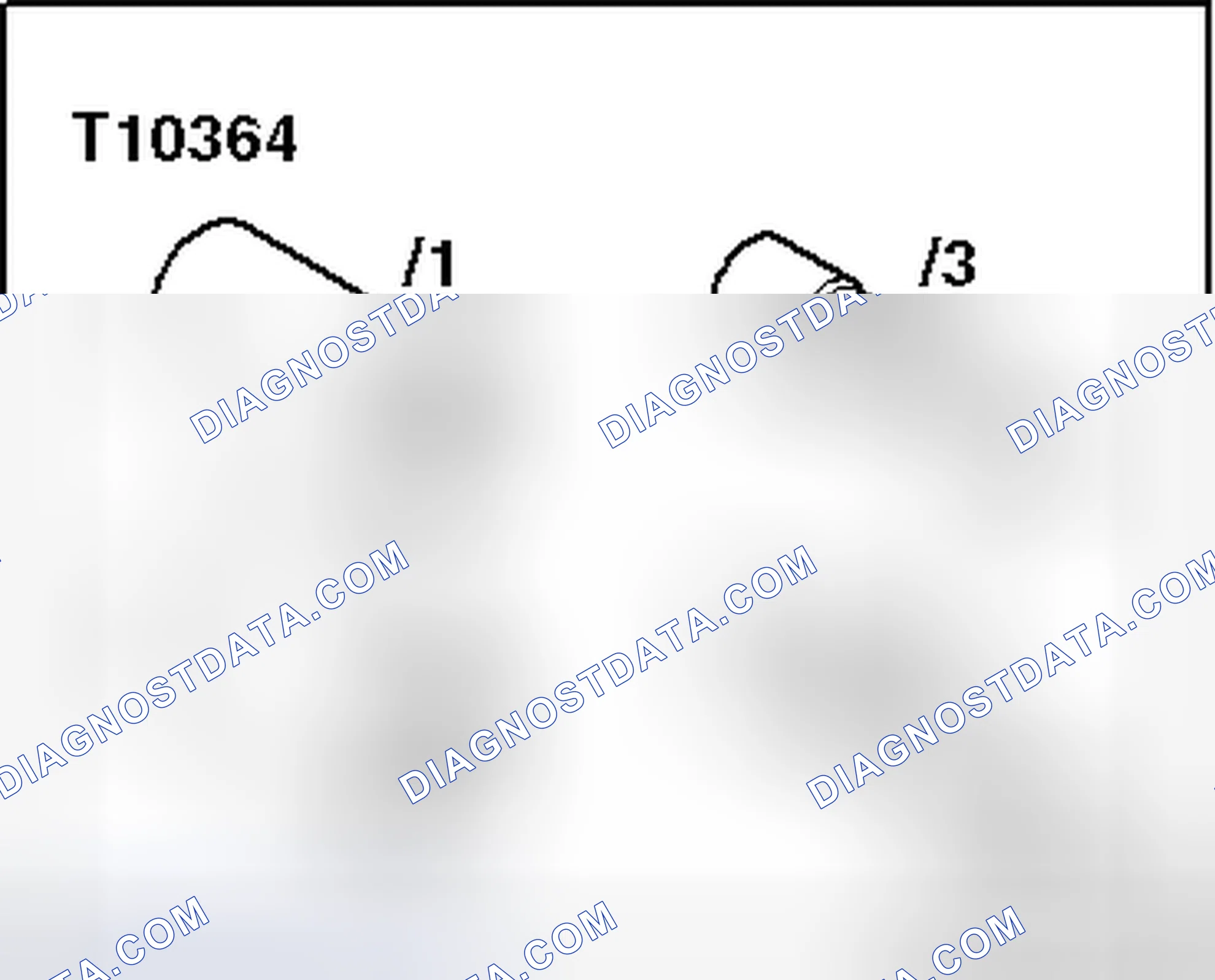 Scheme 66: Socket -T10364- for high pressure/low pressure side service connection valves in refrigerant circuit