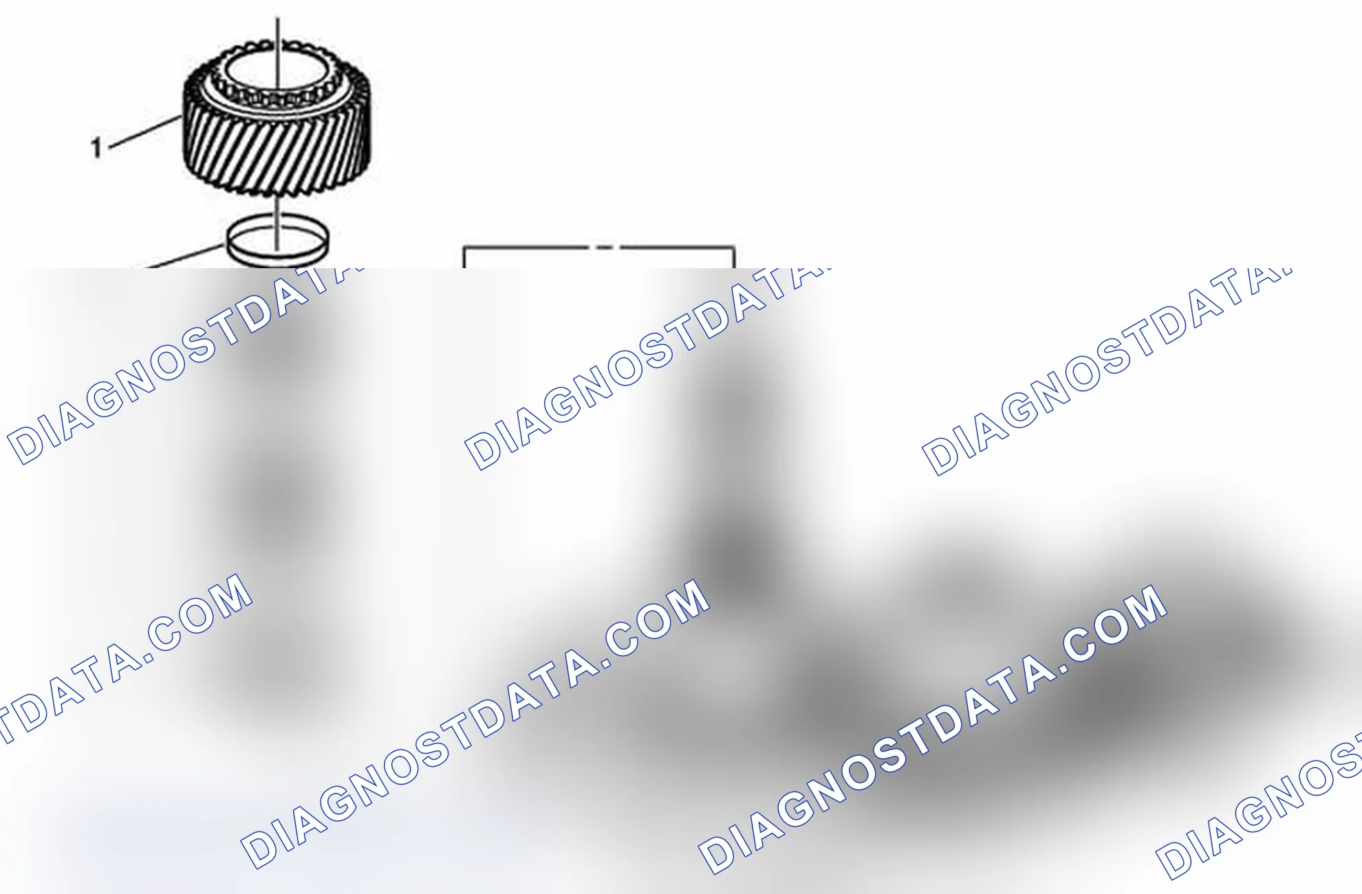 Scheme 20: Input Gear and Thrust Bearing Removal