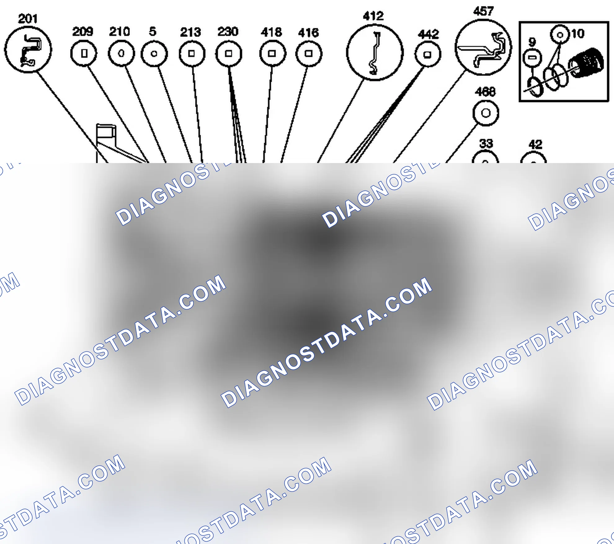 Scheme 100: Seal Locations (6L90)