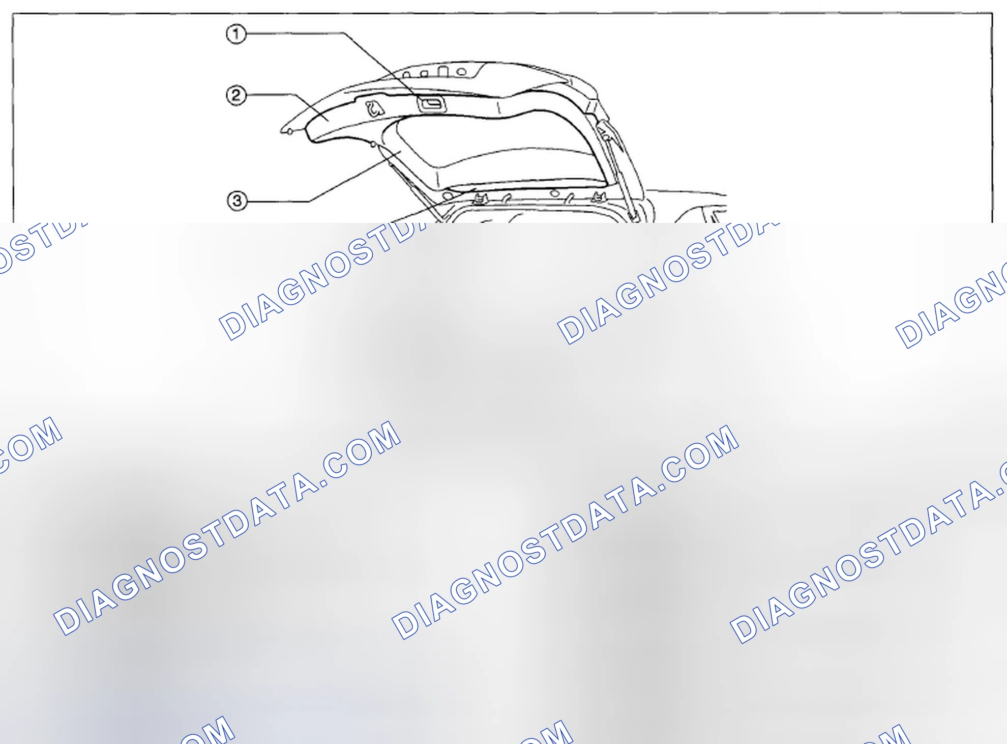Fig. 3: Interior Trim Components Location (3 Of 3)