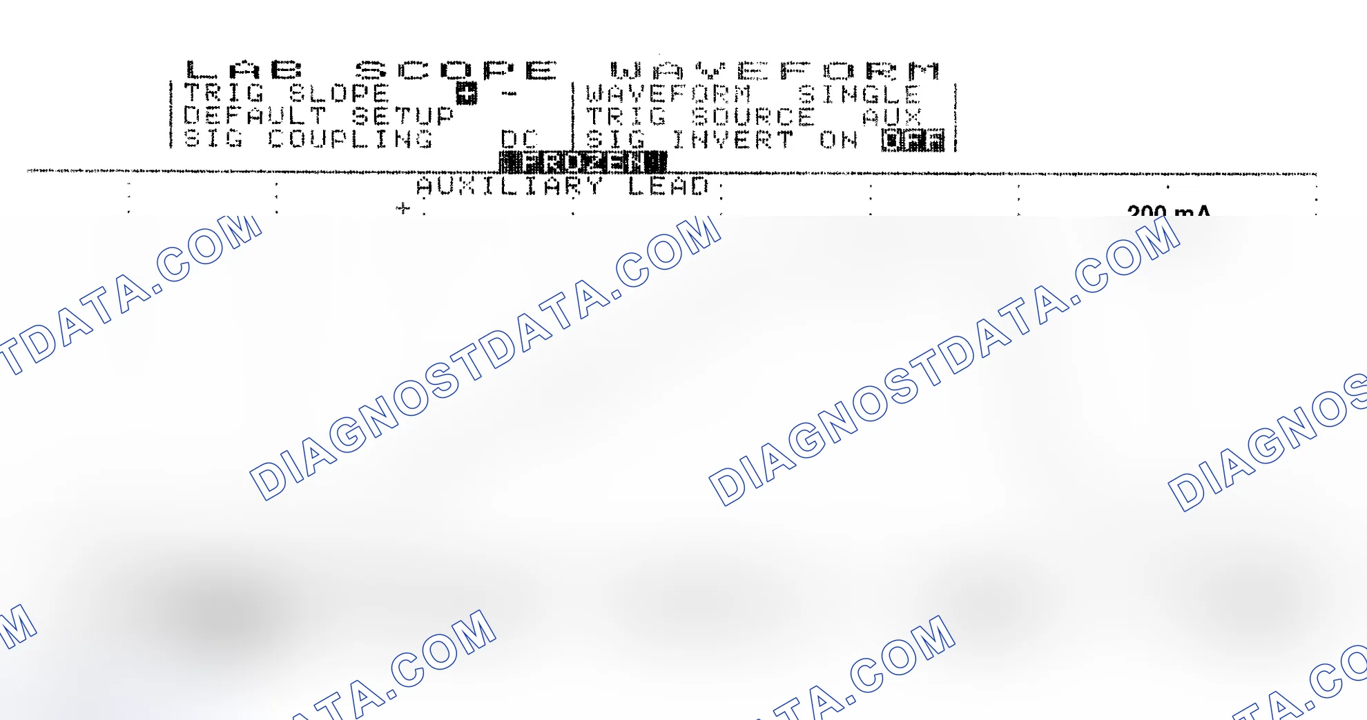 Scheme 13: Single Injector w/Normal Current Flow - Current Pattern