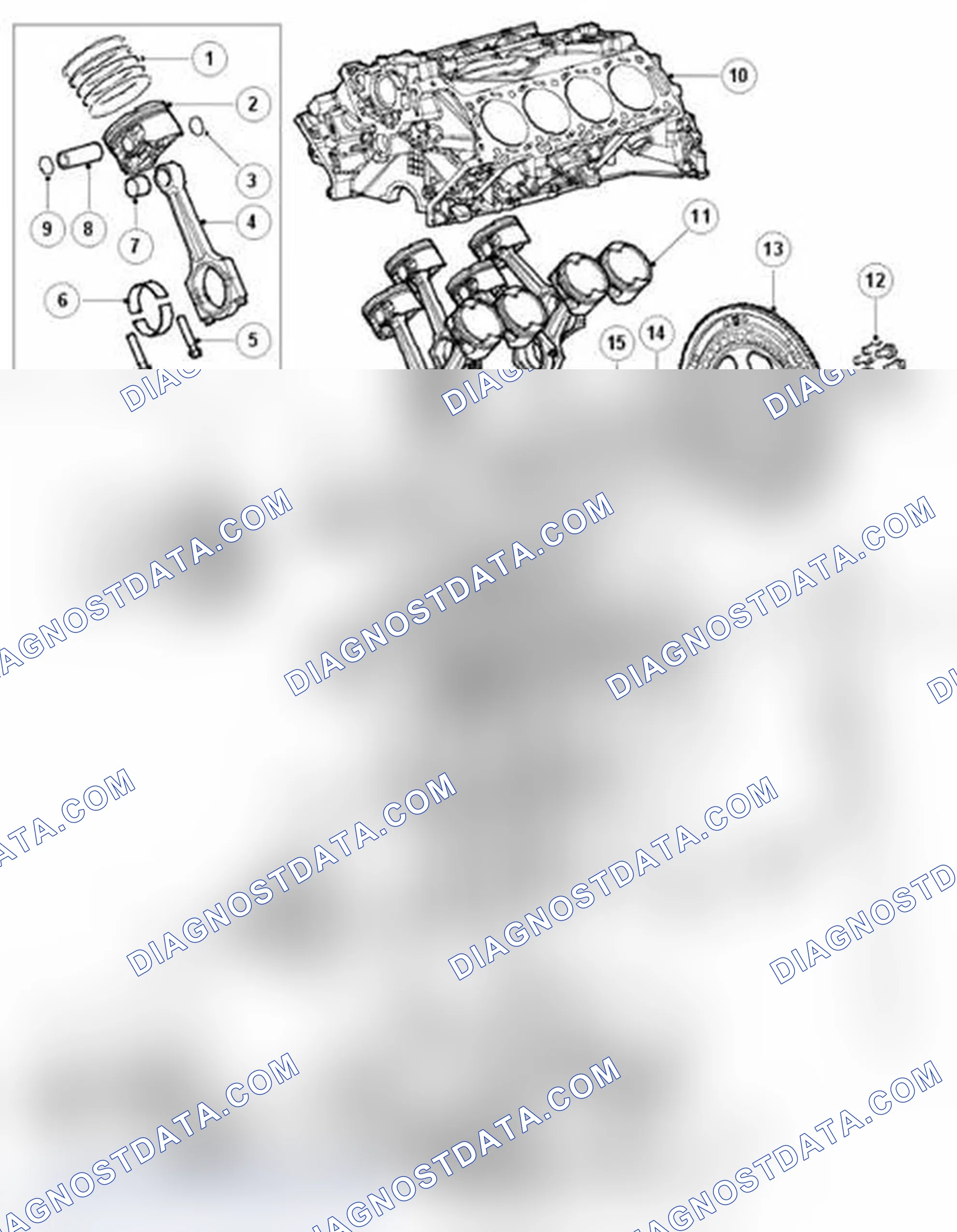 Scheme 449: CYLINDER BLOCK COMPONENTS