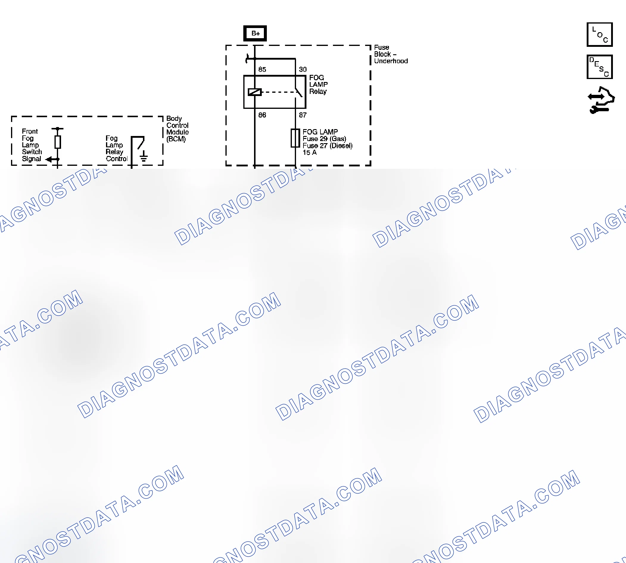 Scheme 4: Fog Lights Schematics