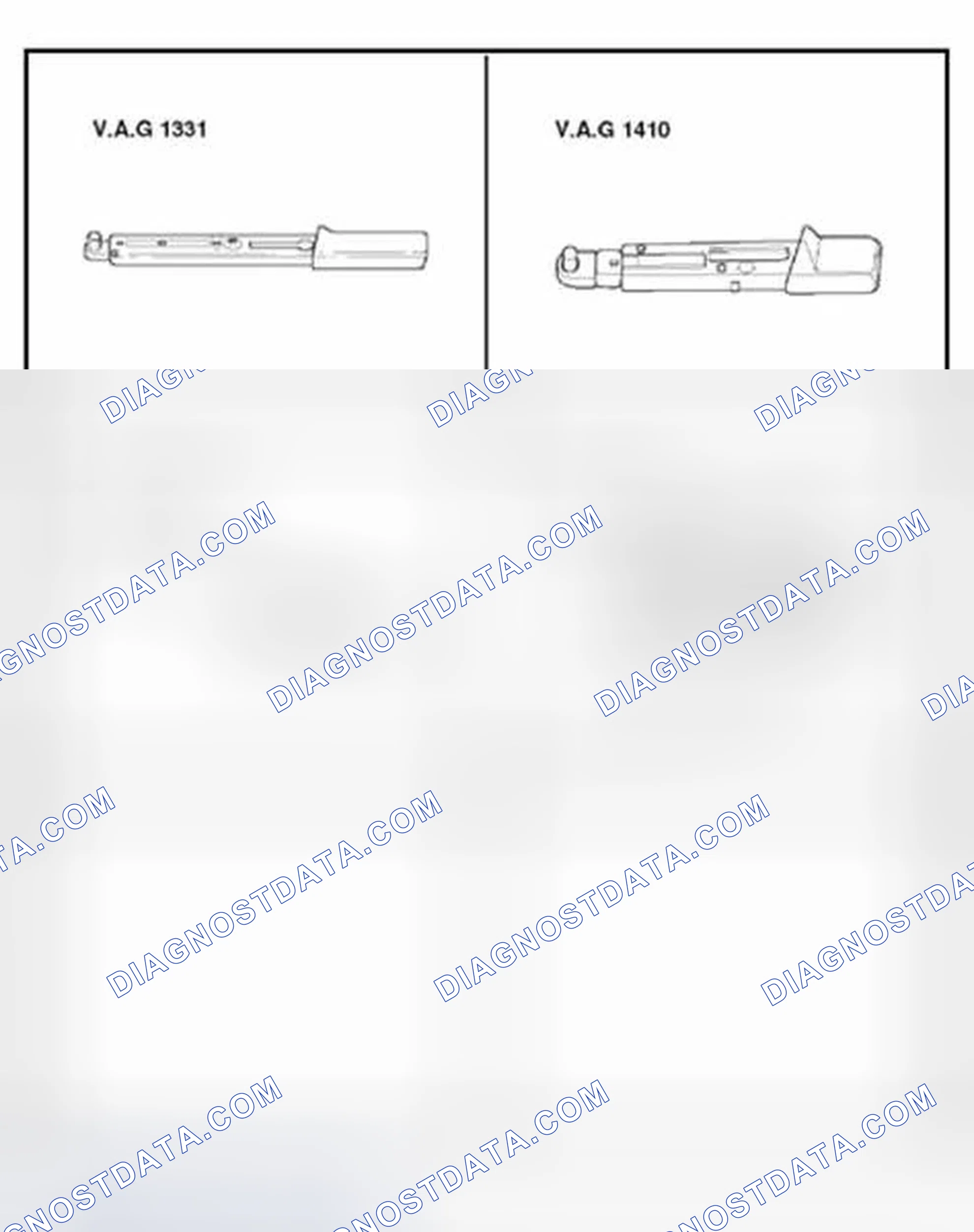 Scheme 451: Special tools and equipment