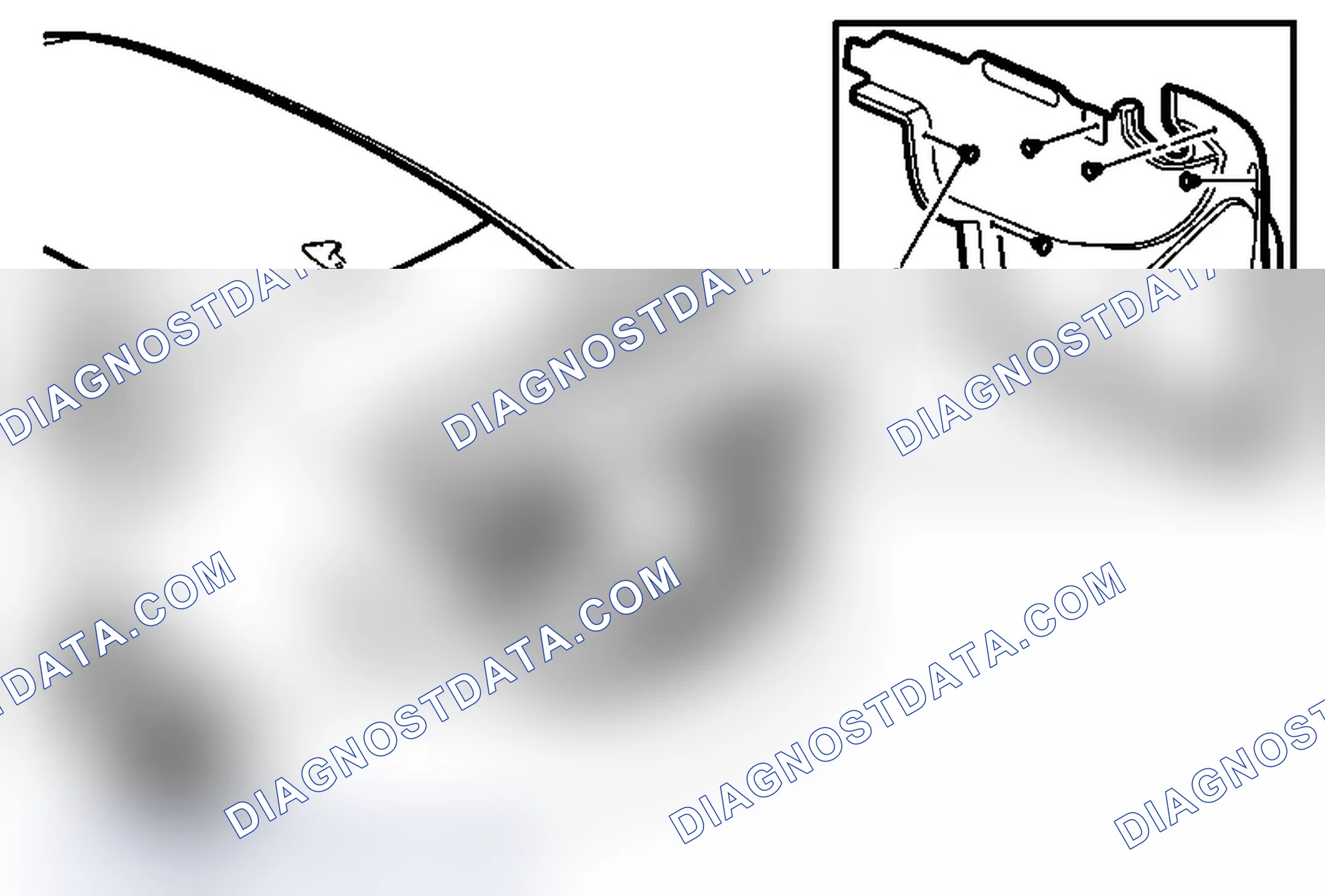 Scheme 61: Rear Compartment Side Trim Panel Replacement (HP6, Right Side)