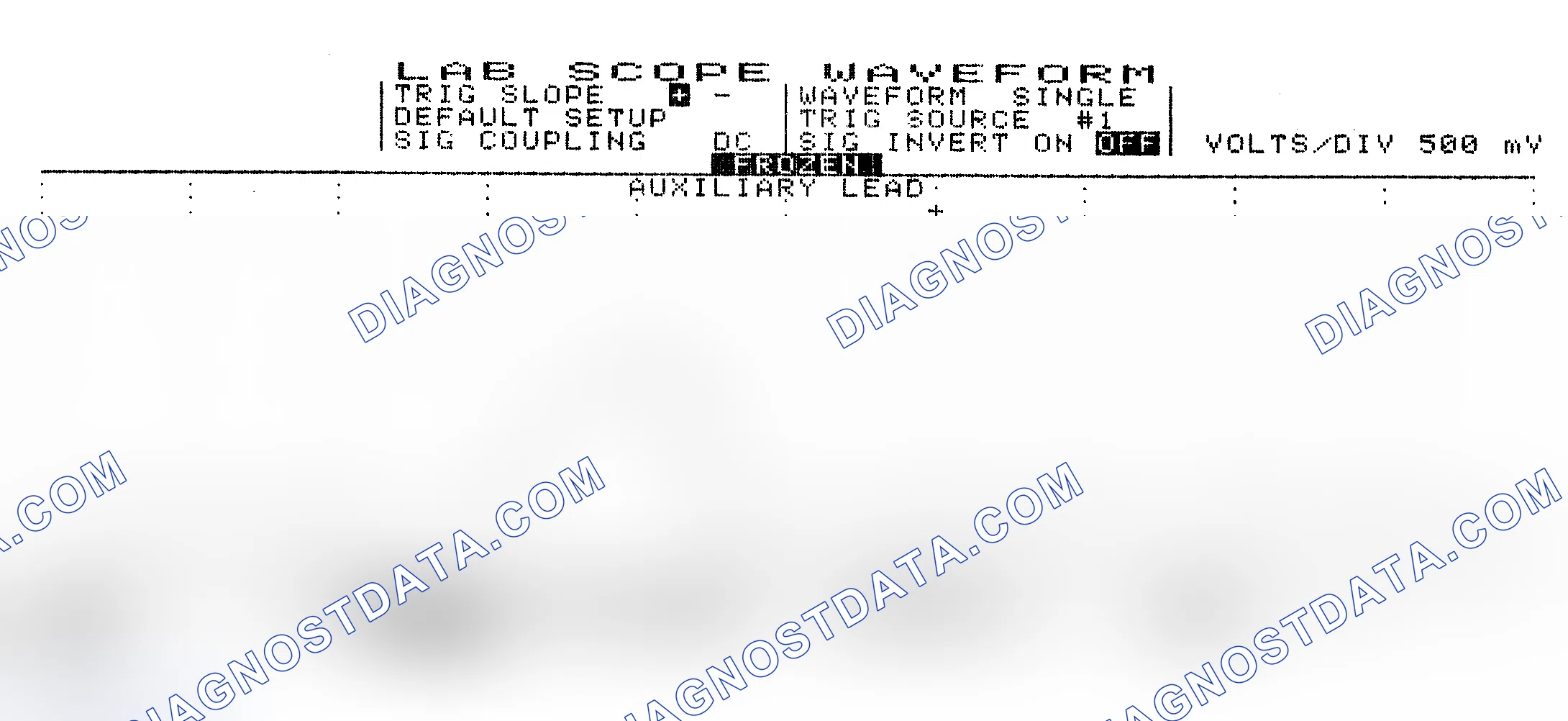 Scheme 10: Single Injector w/Excessive Current Flow - Current Pattern