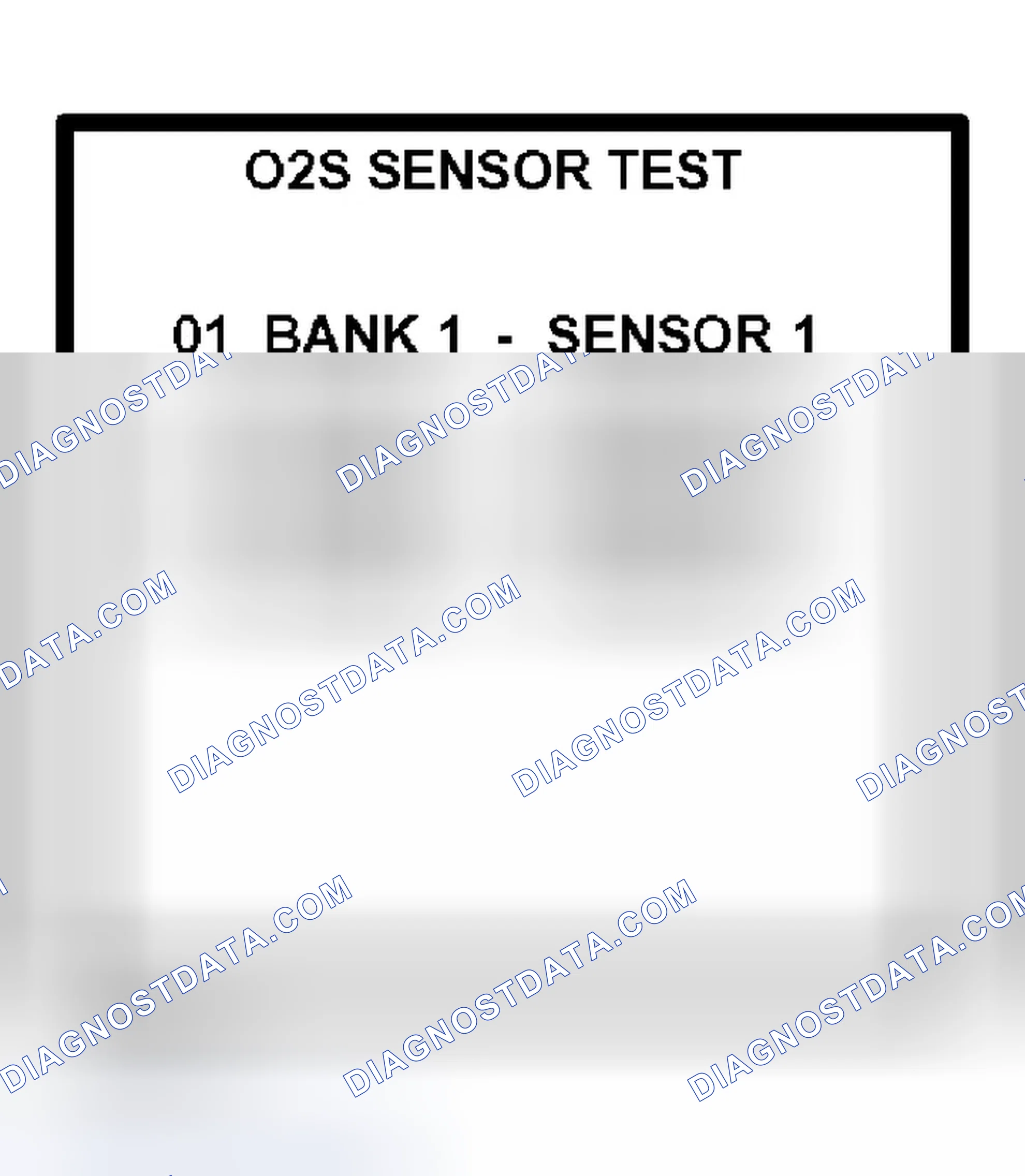 Scheme 317: O2S TEST RESULT