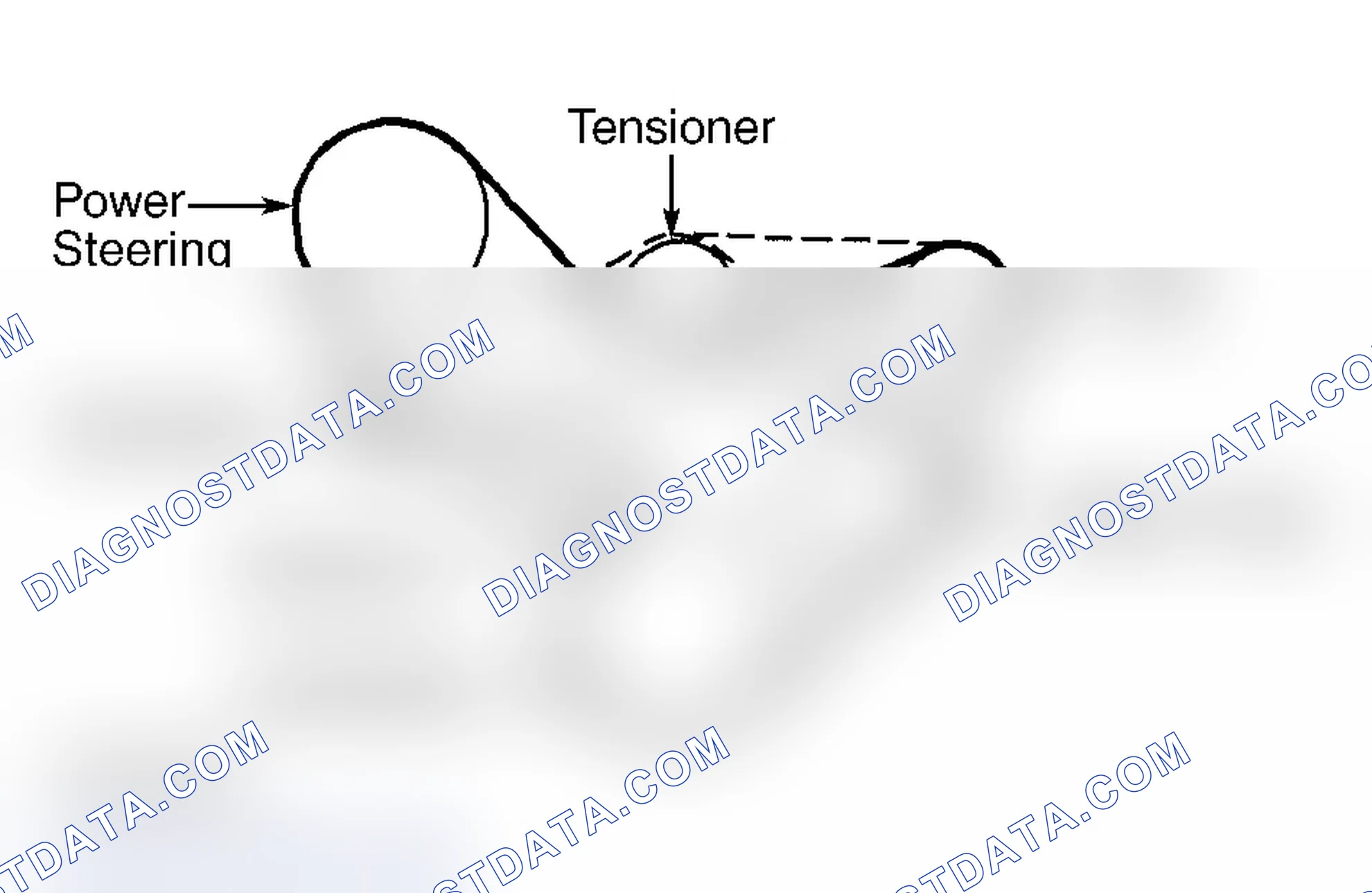 Scheme 3: Serpentine Belt Routing (1.9L Saturn SOHC)