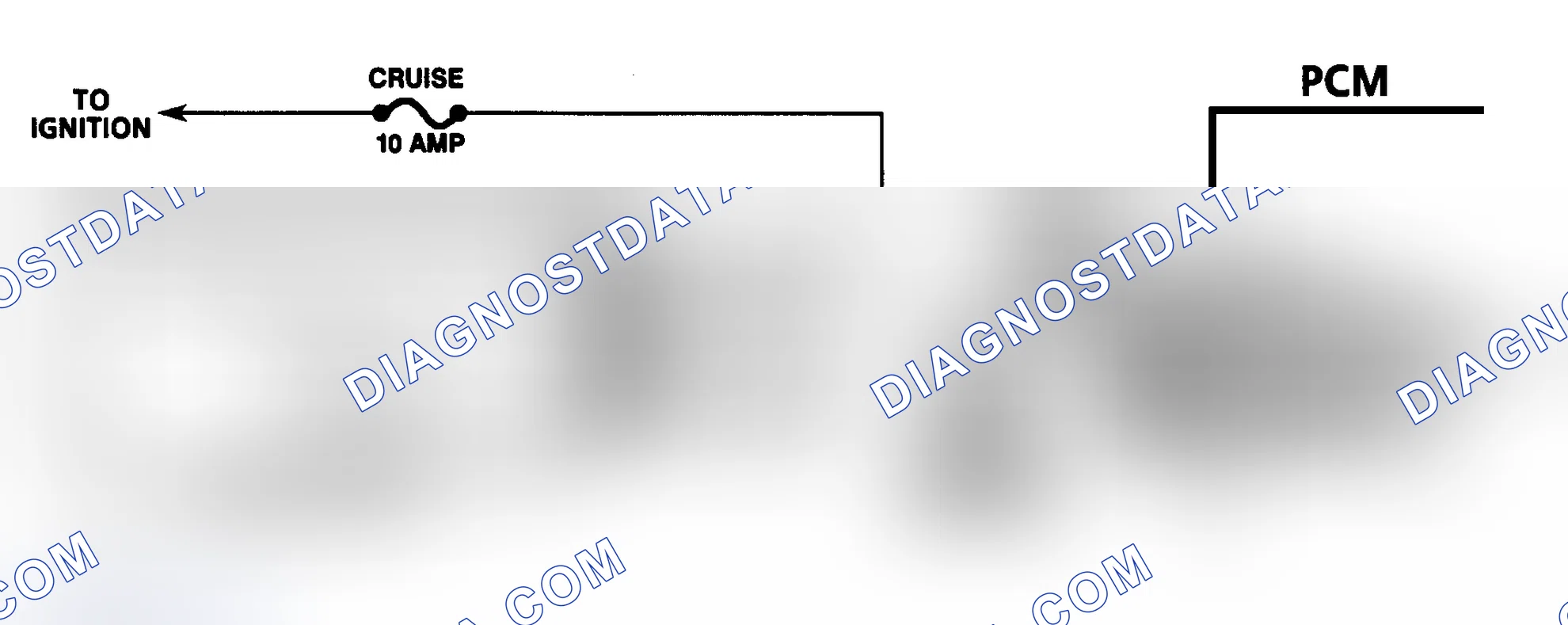 Scheme 186: DTC 71 Schematic (6.5L Diesel) Set/Coast Switch Fault (Models With PCM)