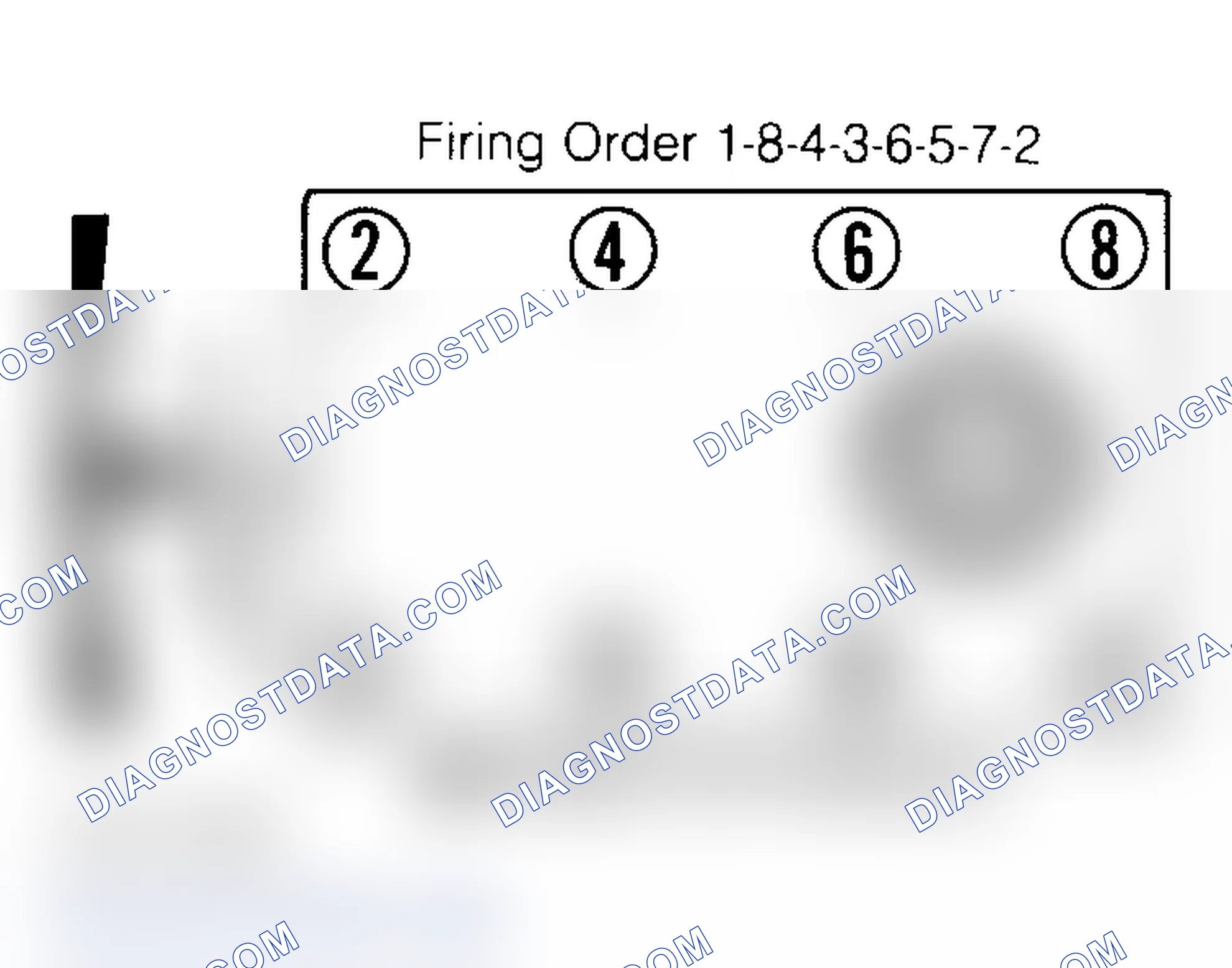 Scheme 5: Firing Order & Timing Marks (5.0L, 5.7L & 7.4L)