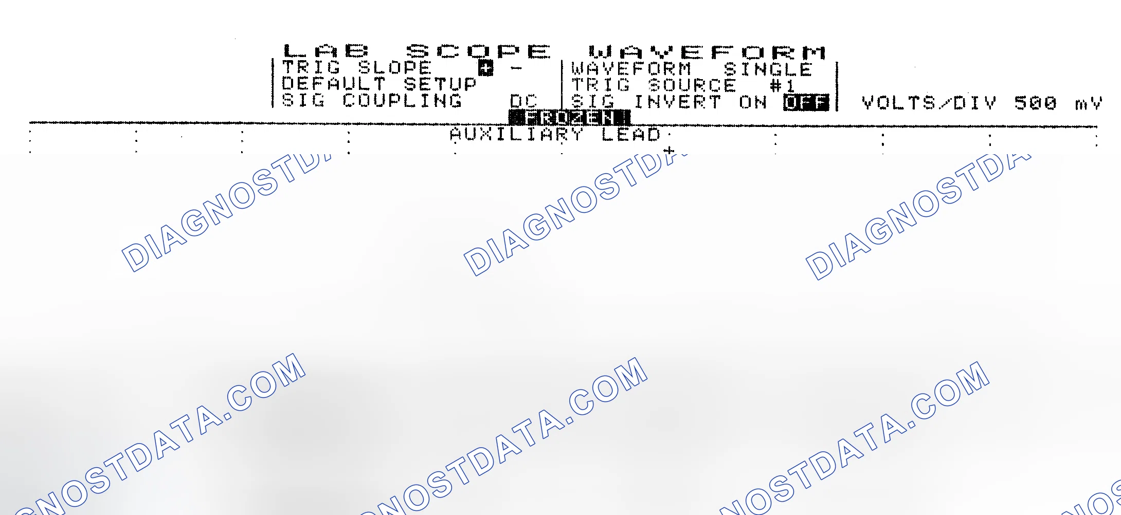 Scheme 10: Single Injector w/Excessive Current Flow - Current Pattern