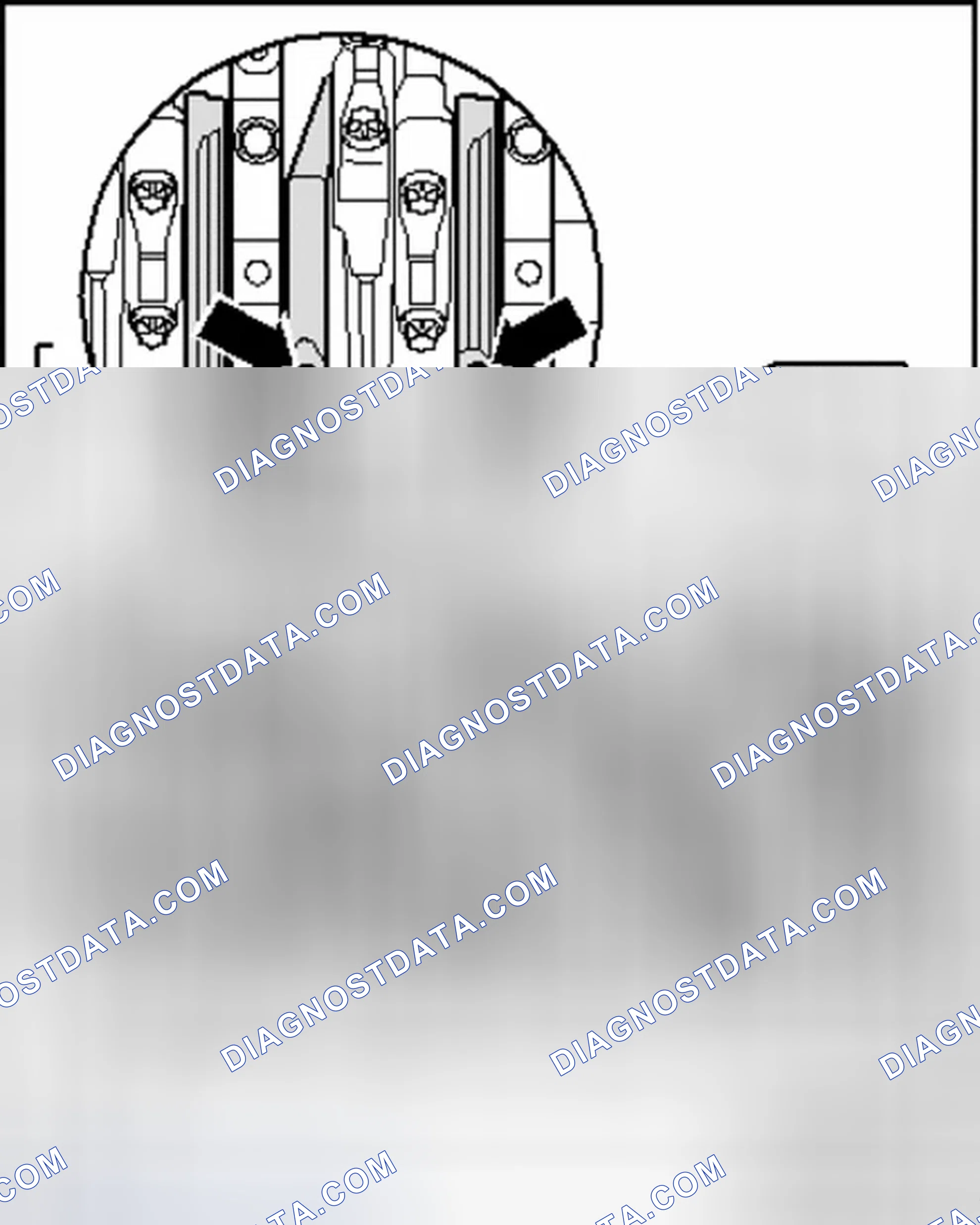 Scheme 40: Allocation of crankshaft bearing shells for bearing cap