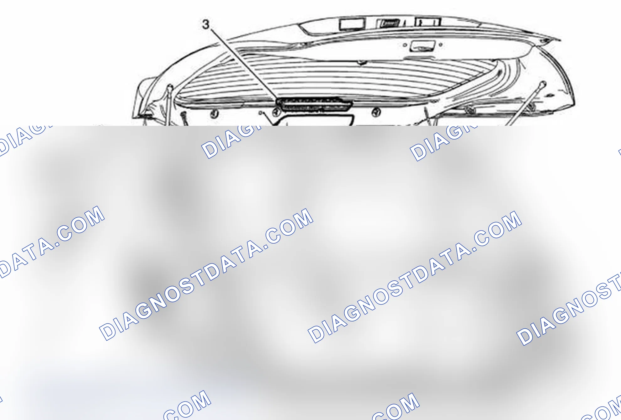 Scheme 27: High Mount Stop Lamp Replacement (Hatchback)