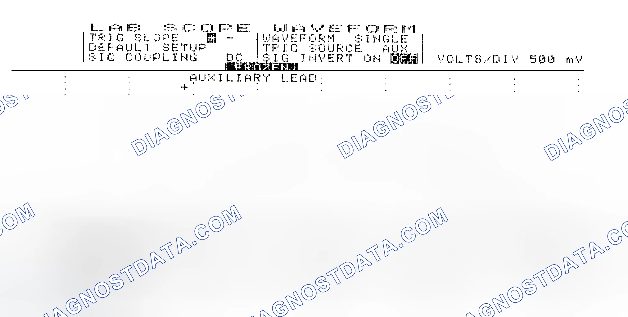 Scheme 14: Single Injector w/Excessive Current Flow - Current Pattern