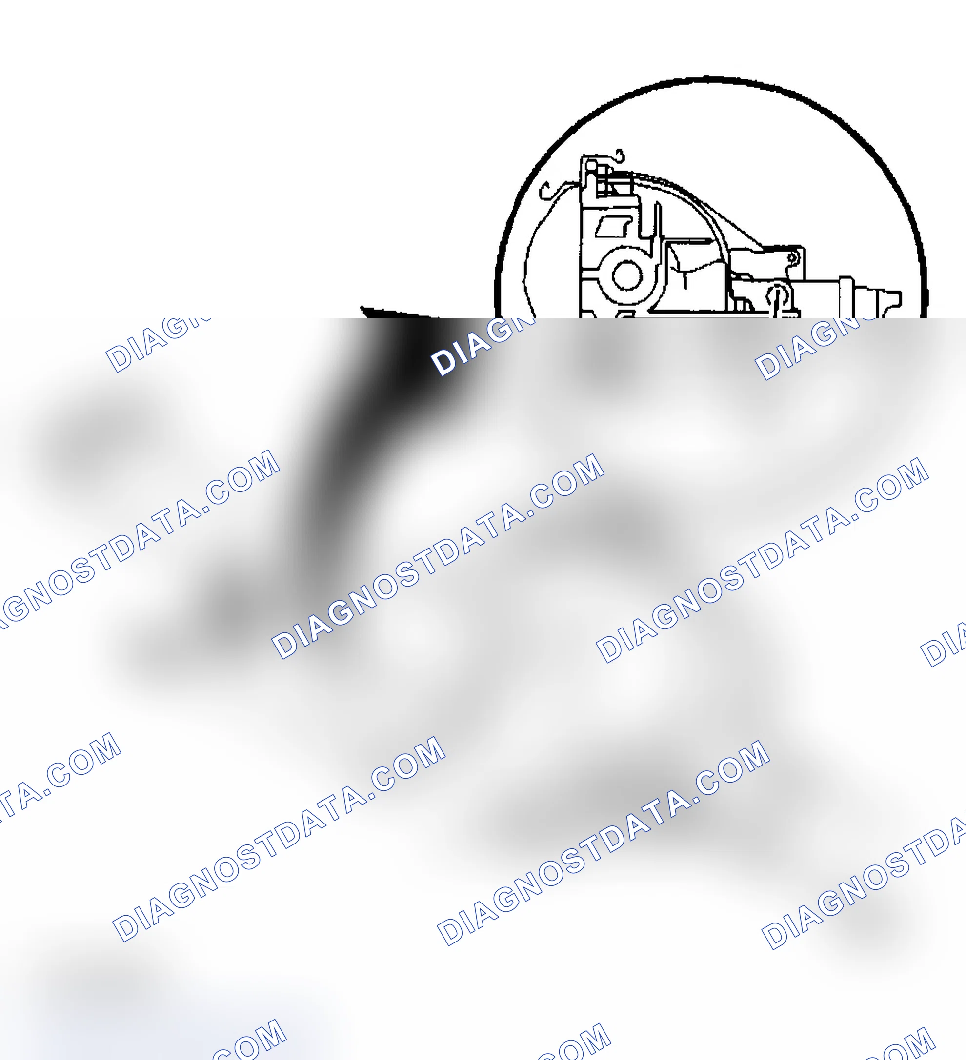 Scheme 259: Lubricant Level Inspection - Rear Drive Axle (8.6 Inch Axle)