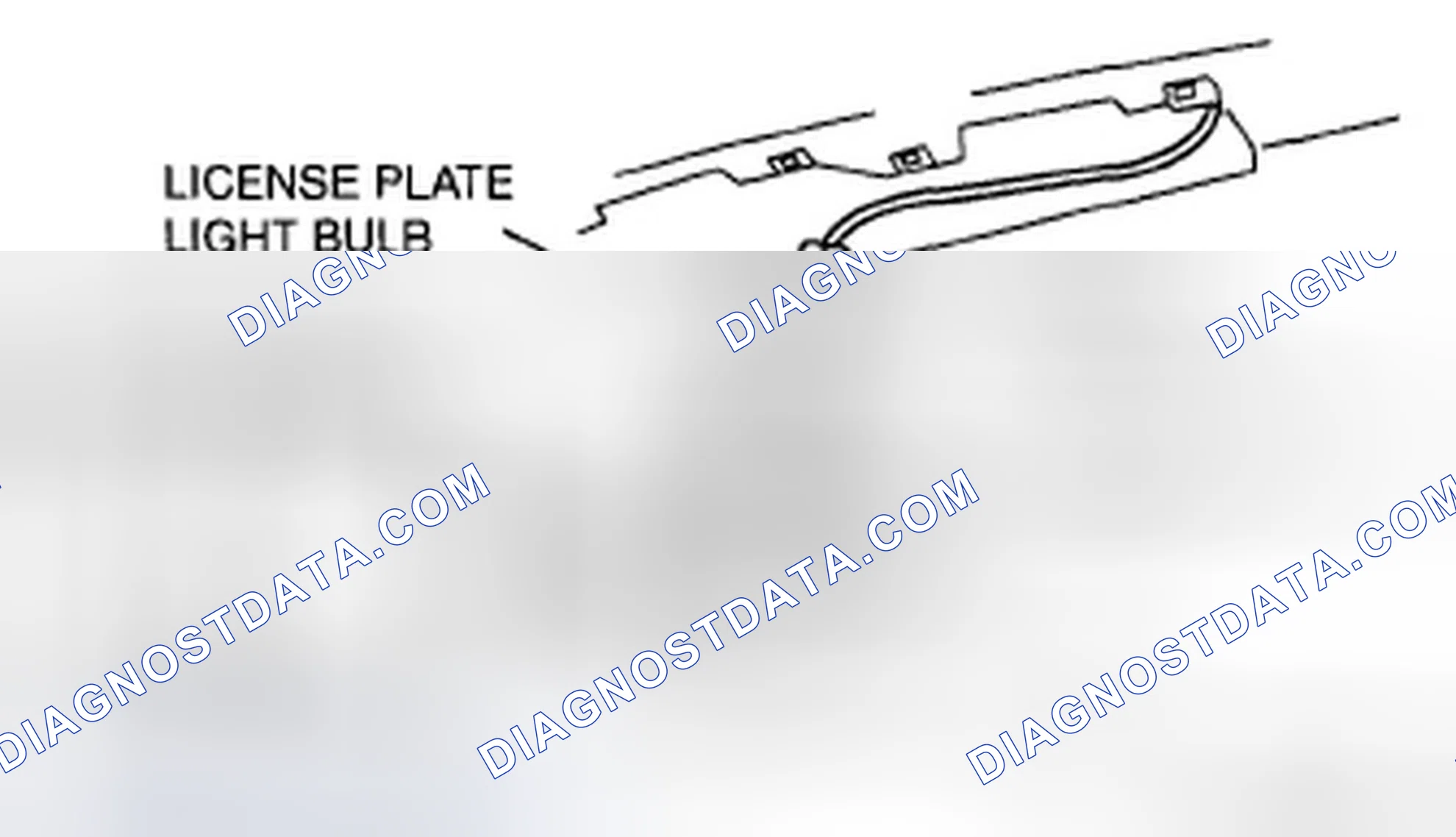 Scheme 24: LICENSE PLATE LIGHT REMOVAL/INSTALLATION