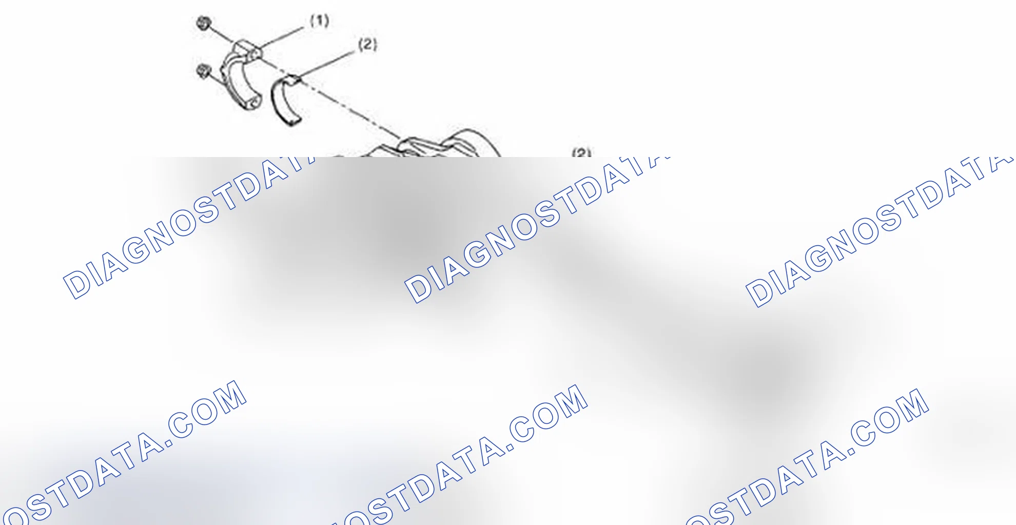 Fig. 194: Disassembling View Of Crankshaft Components