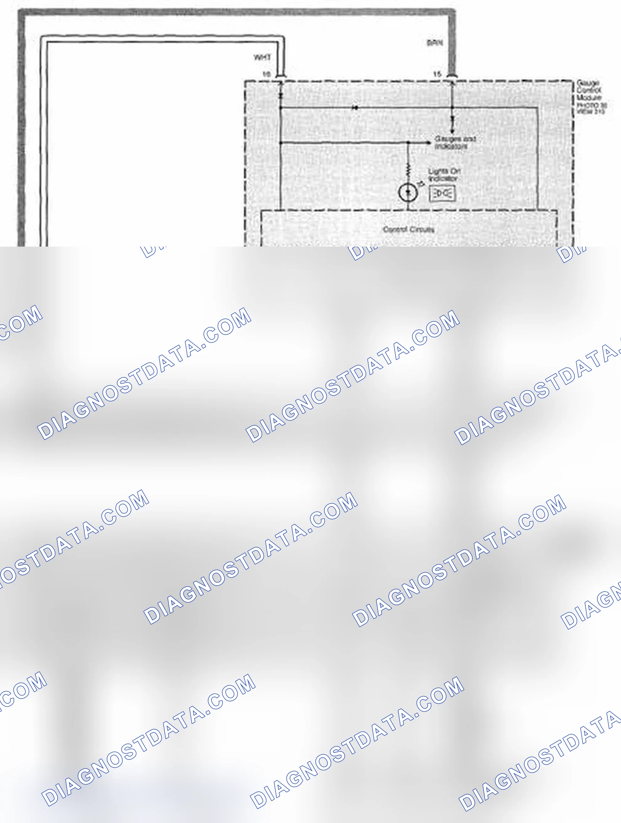 Scheme 337: Exterior Lights Circuit Diagram - License Plate, Parking, Side Marker Lights, And Taillights (Page 110-7)
