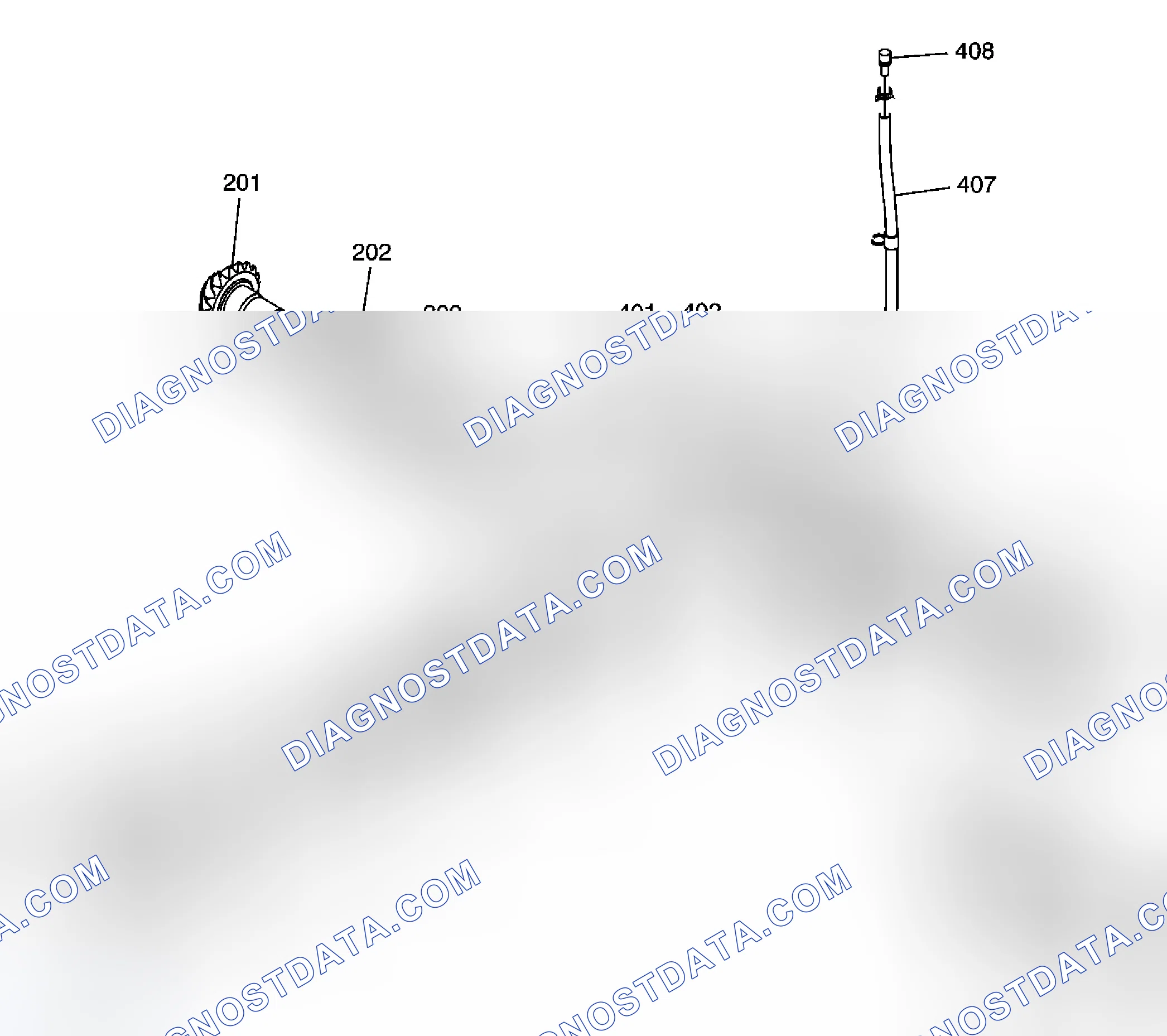 Scheme 1: Transfer Case Disassembled View