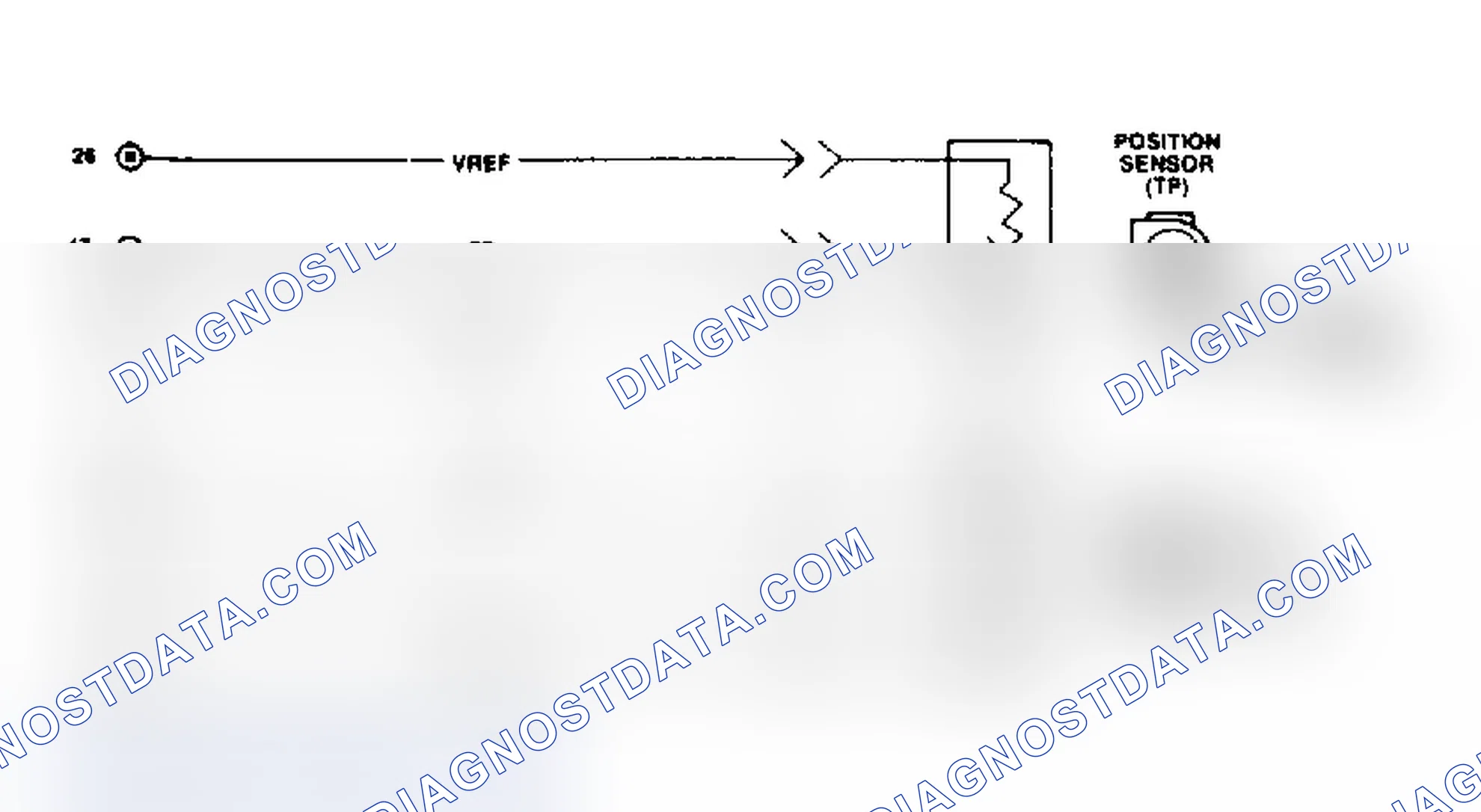 Scheme 106: Throttle Position Sensor (TPS) Circuit
