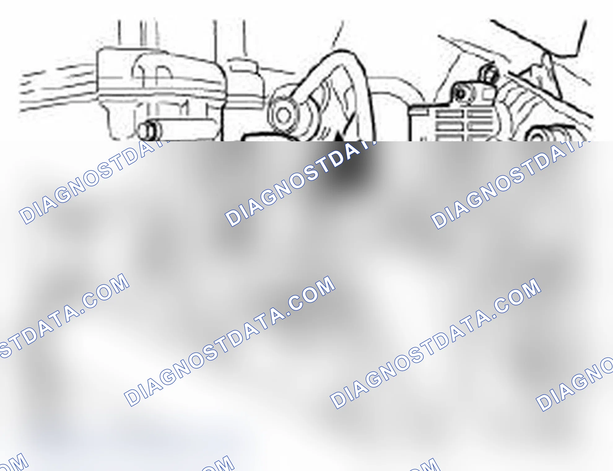 Scheme 268: 11 61 040 Removing and installing upper section of manifold (M44)