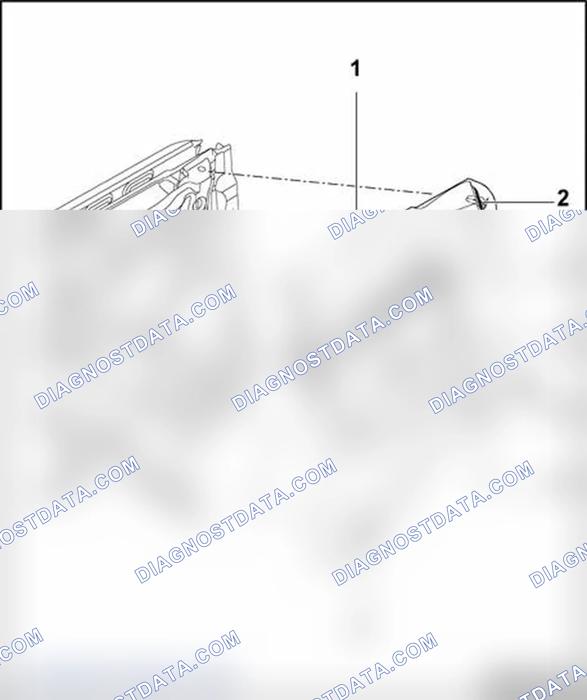 Scheme 101: Rear side trim, assembly overview