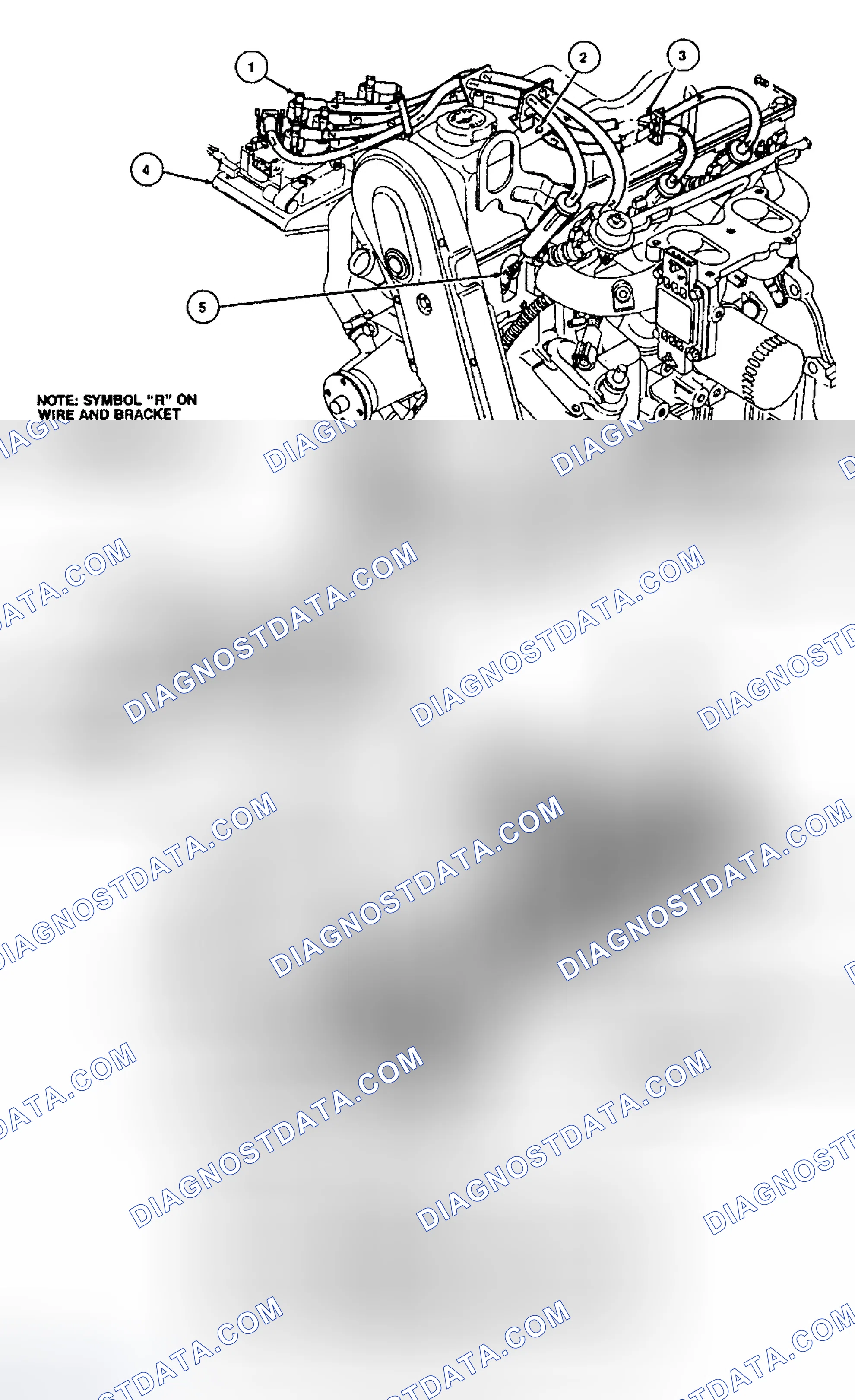 Scheme 8: SPARK PLUG WIRE ROUTING (2.3L OHC)