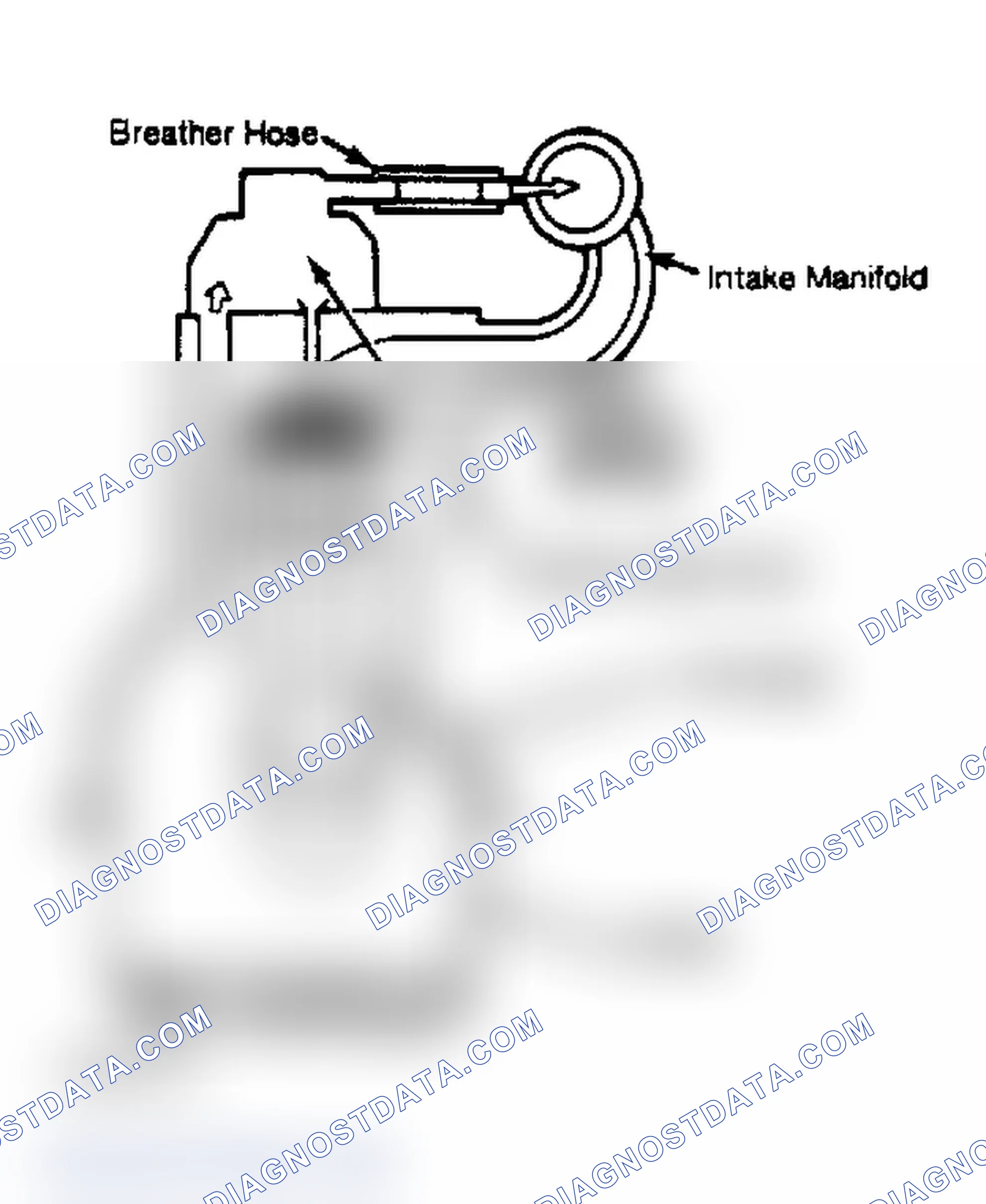Scheme 2: Crankcase Ventilation System (B2200 Diesel Pickup)